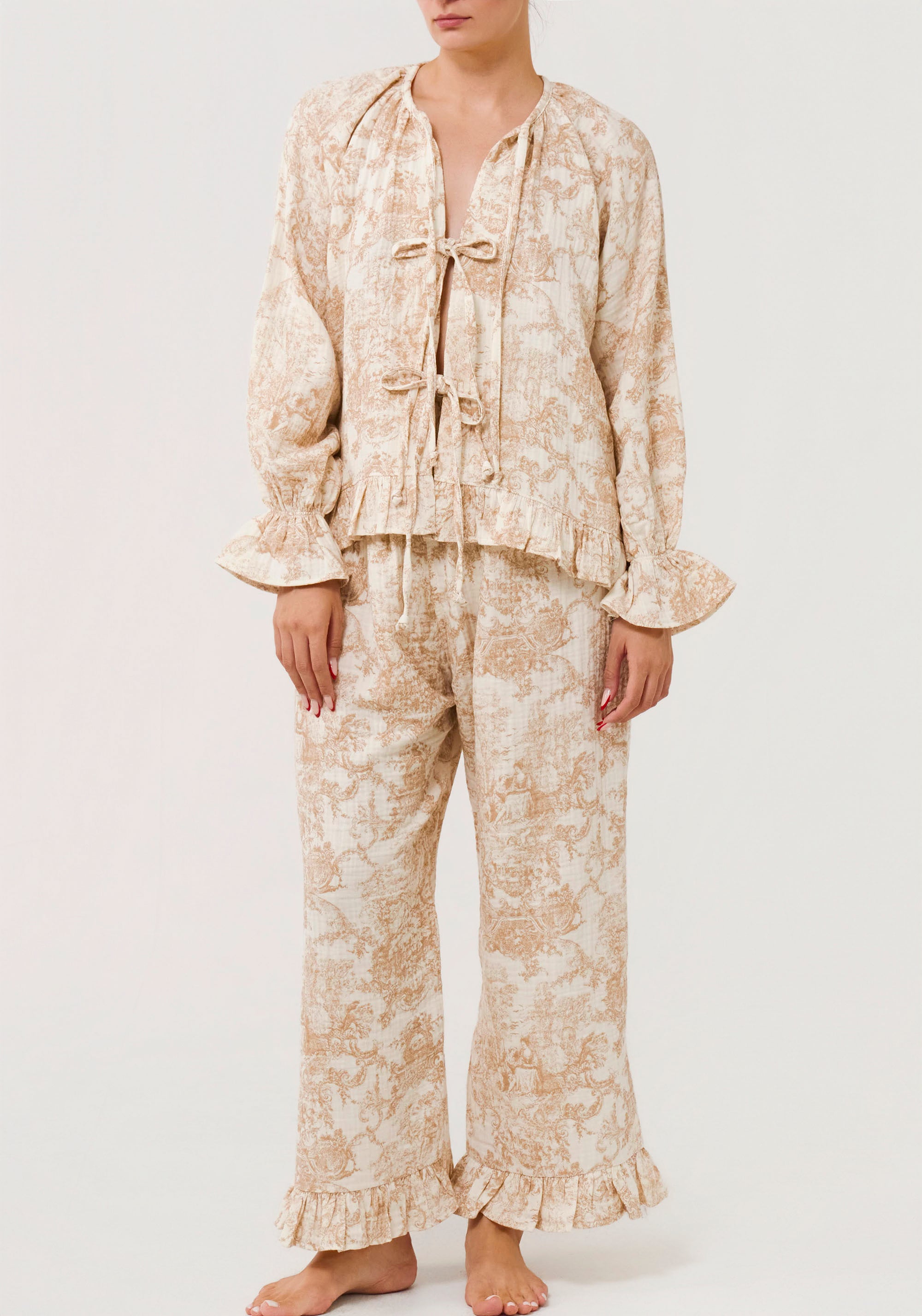 COZY TIE MUSLIN SET