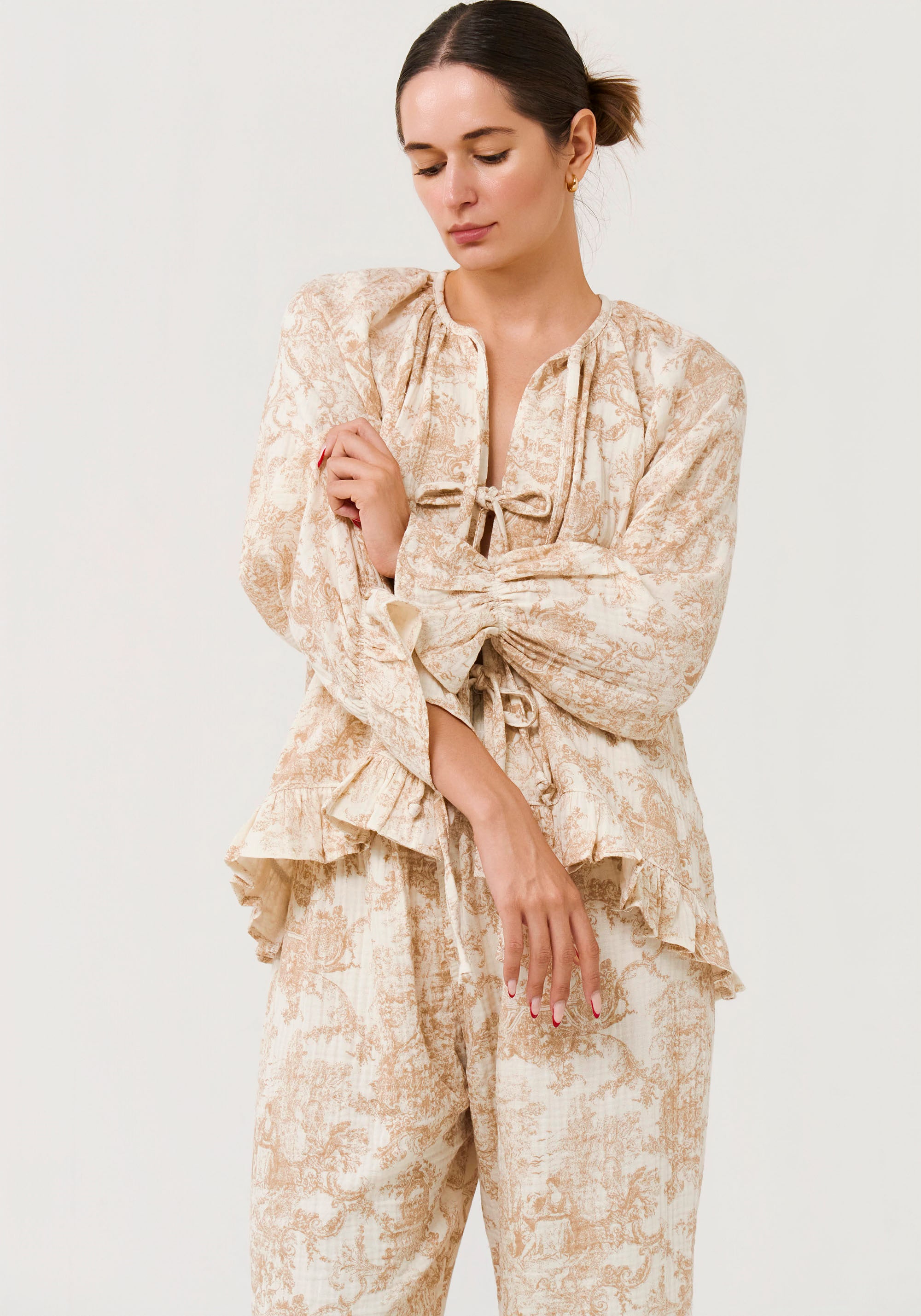 COZY TIE MUSLIN SET