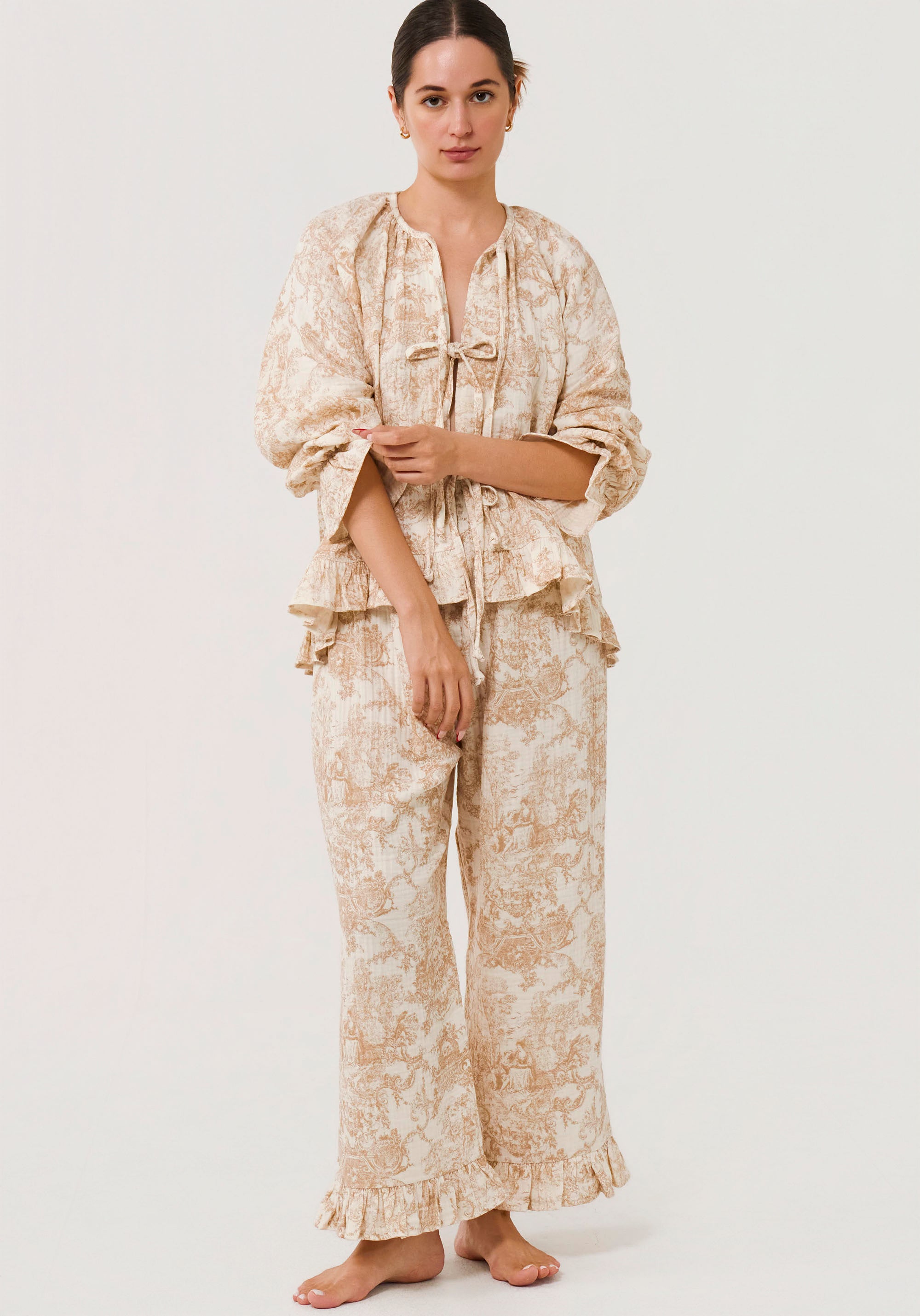 COZY TIE MUSLIN SET