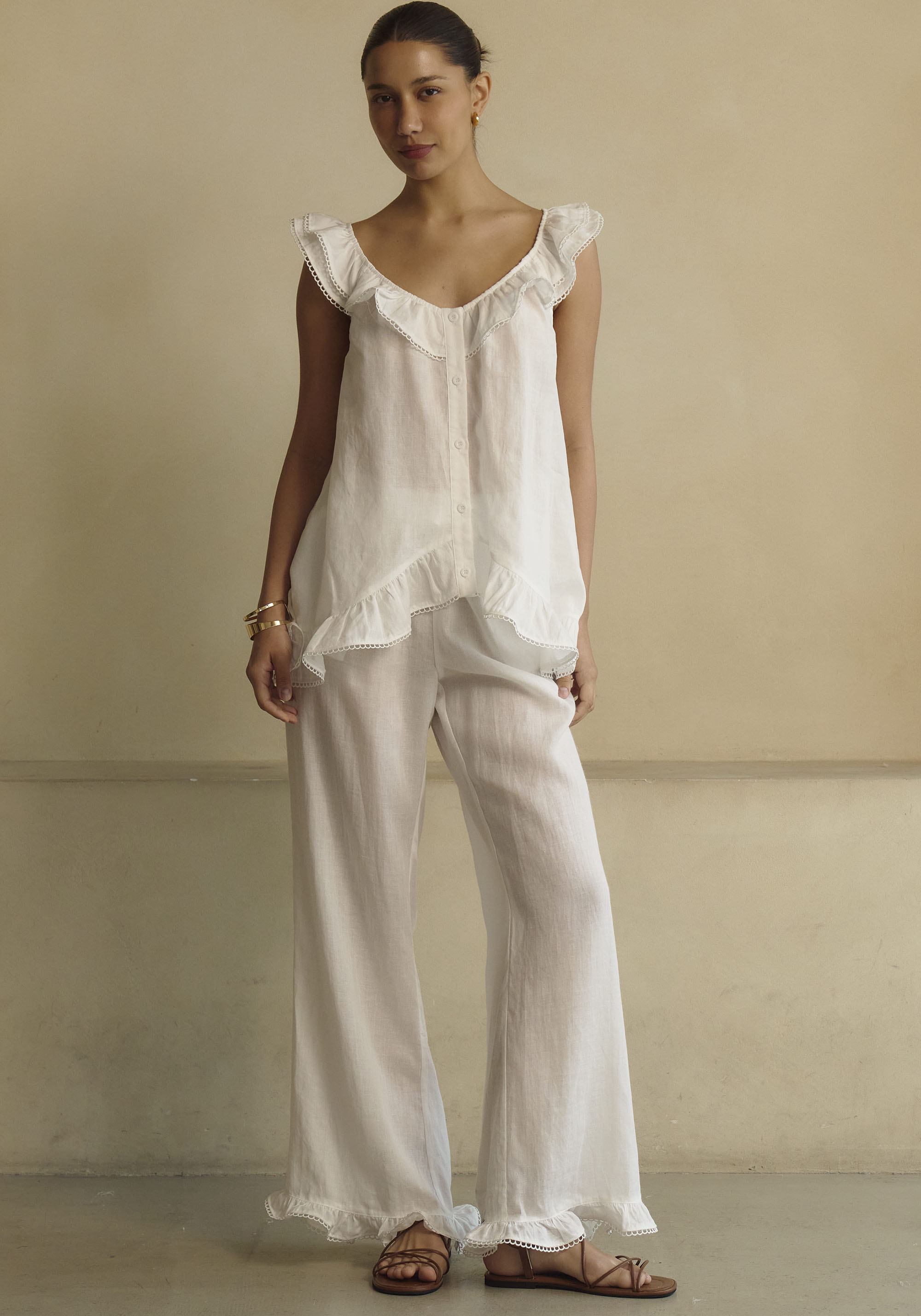 [PRE-ORDER] JUNO LINEN TOP & PANTS SET