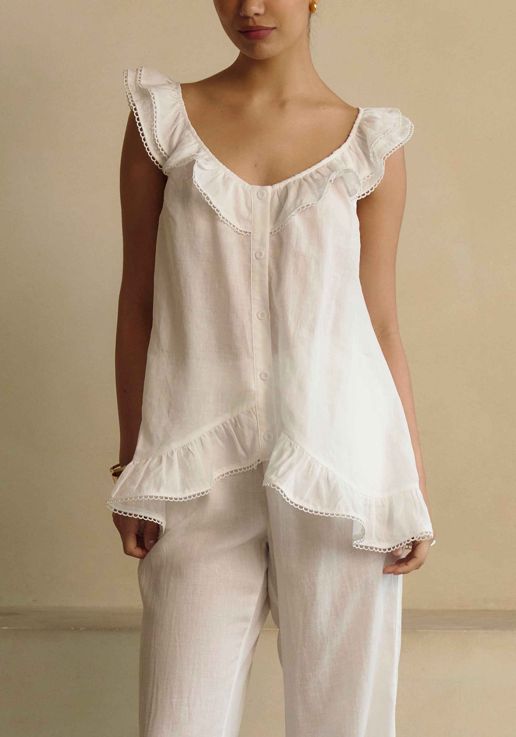 [PRE-ORDER] JUNO LINEN TOP & PANTS SET