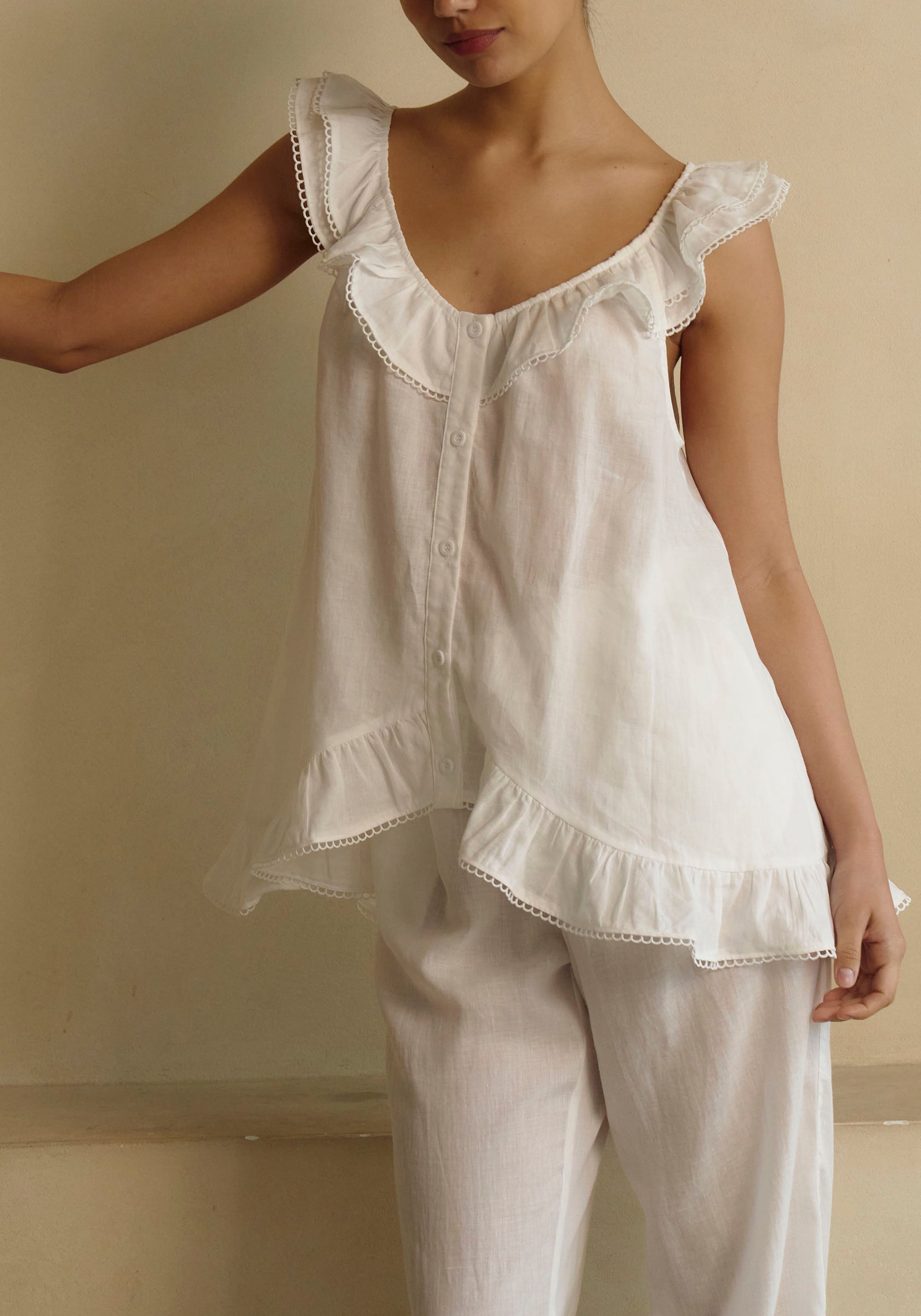 [PRE-ORDER] JUNO LINEN TOP & PANTS SET