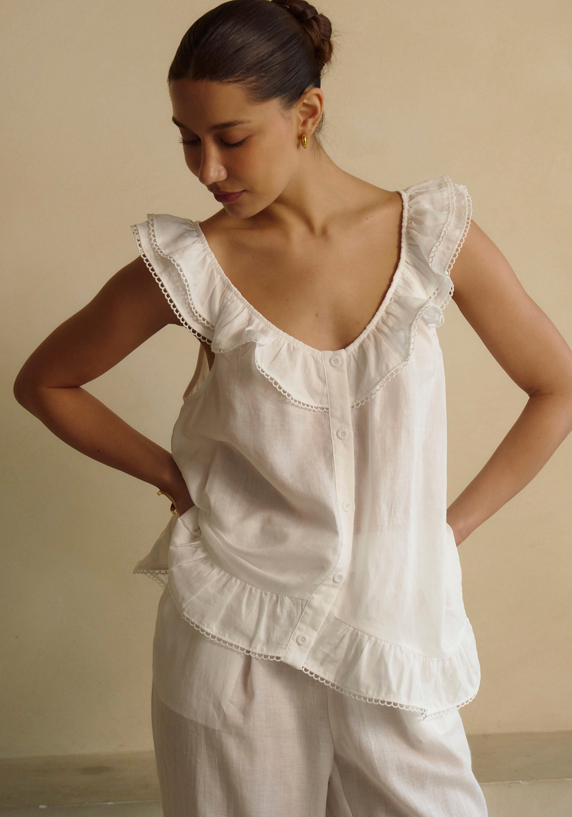 [PRE-ORDER] JUNO LINEN TOP & PANTS SET