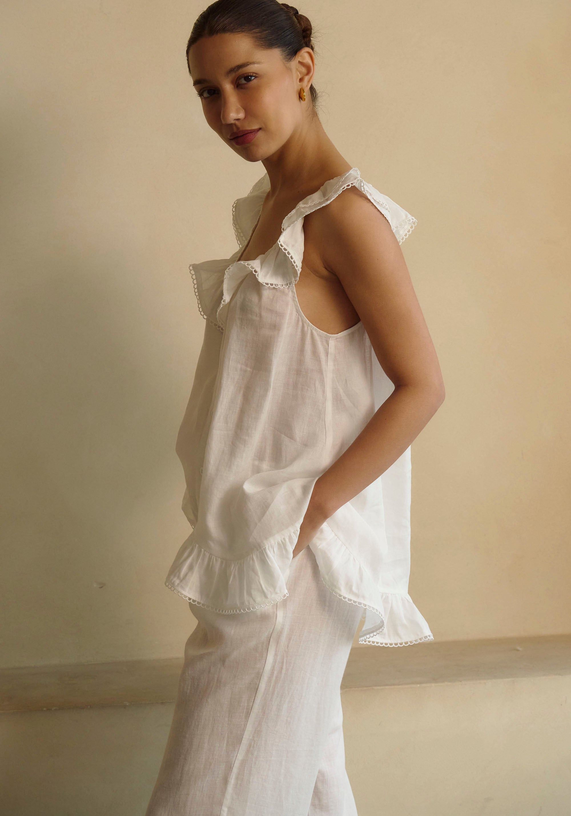 [PRE-ORDER] JUNO LINEN TOP & PANTS SET