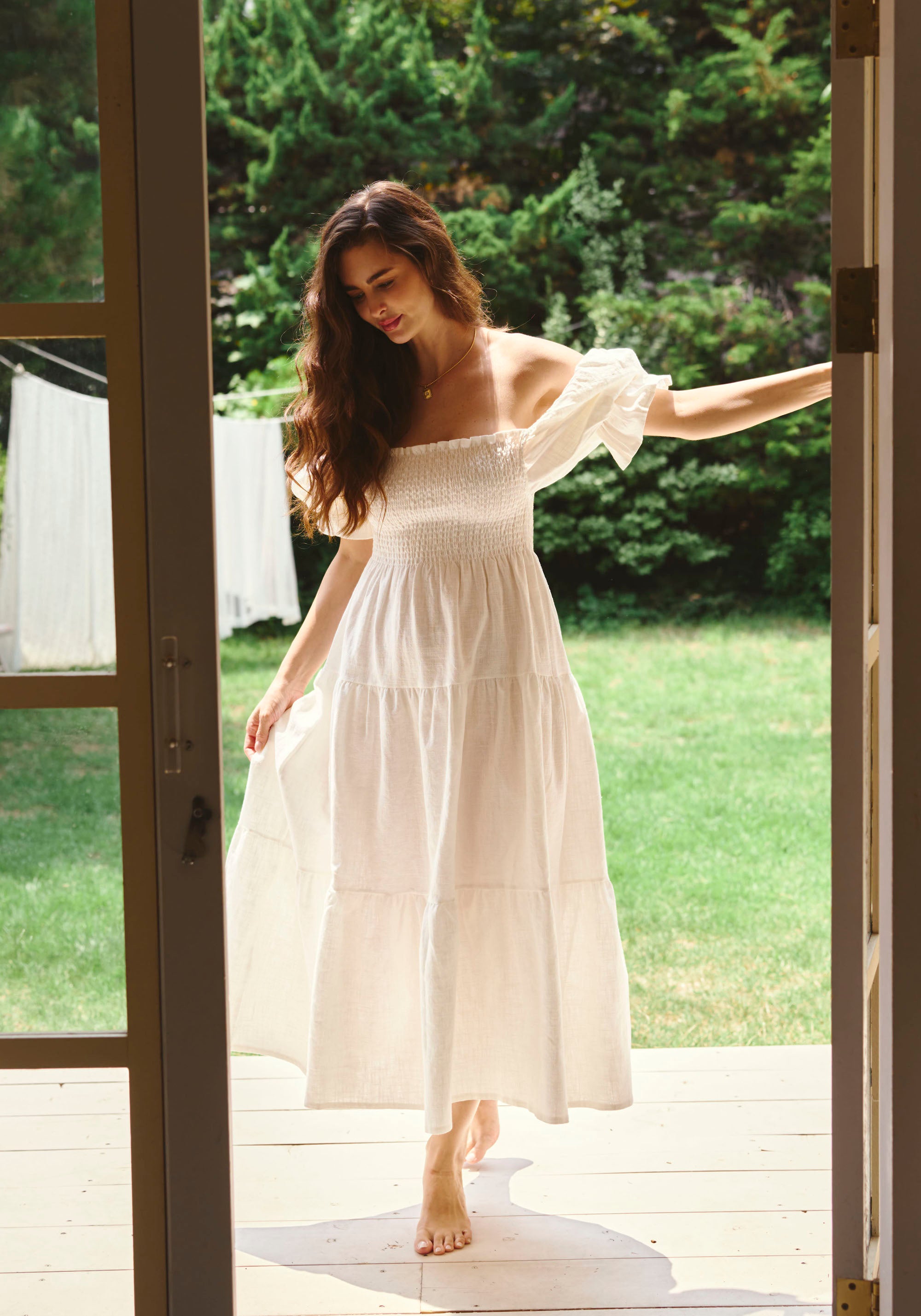 LINEN KIKO DRESS