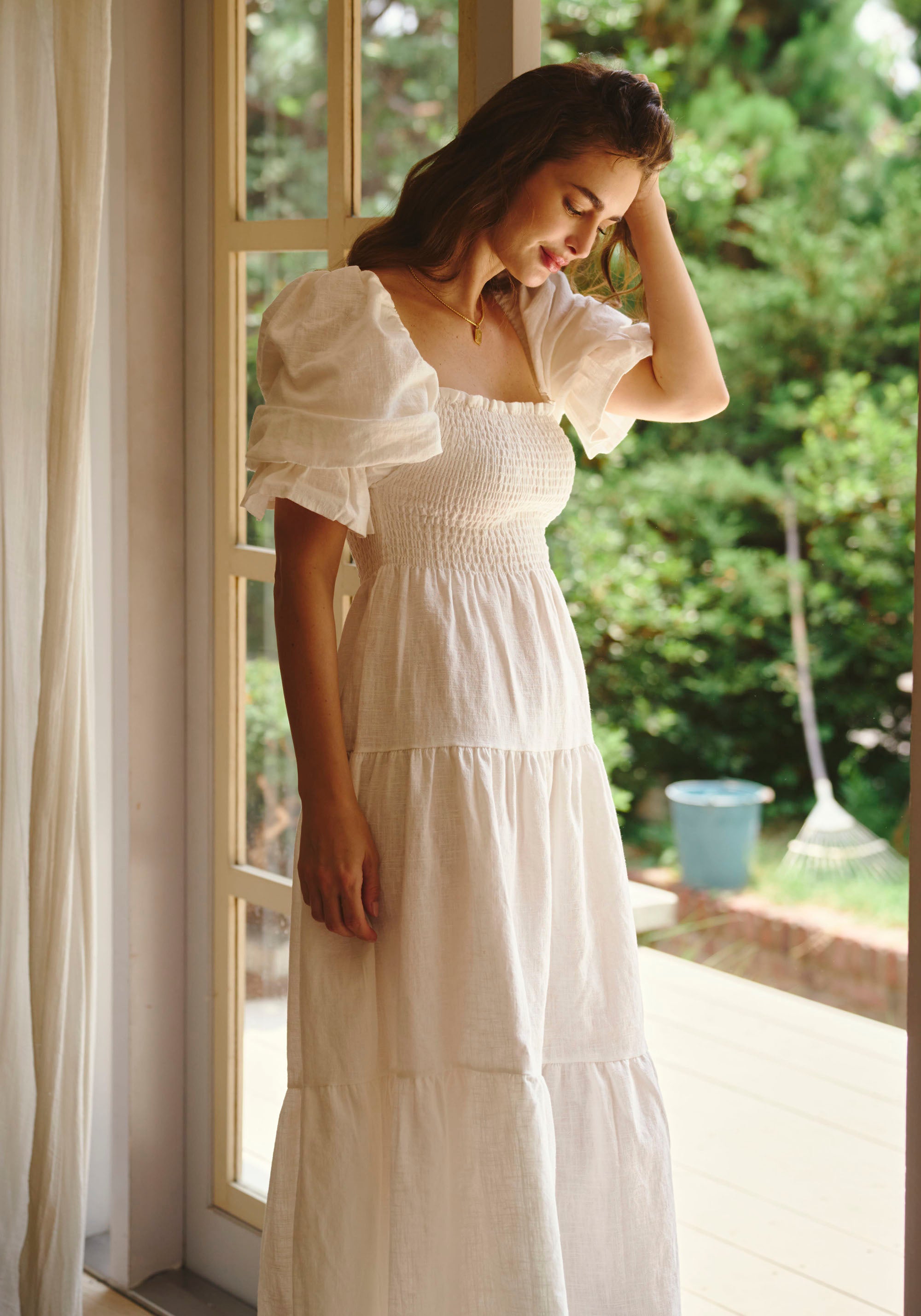 LINEN KIKO DRESS
