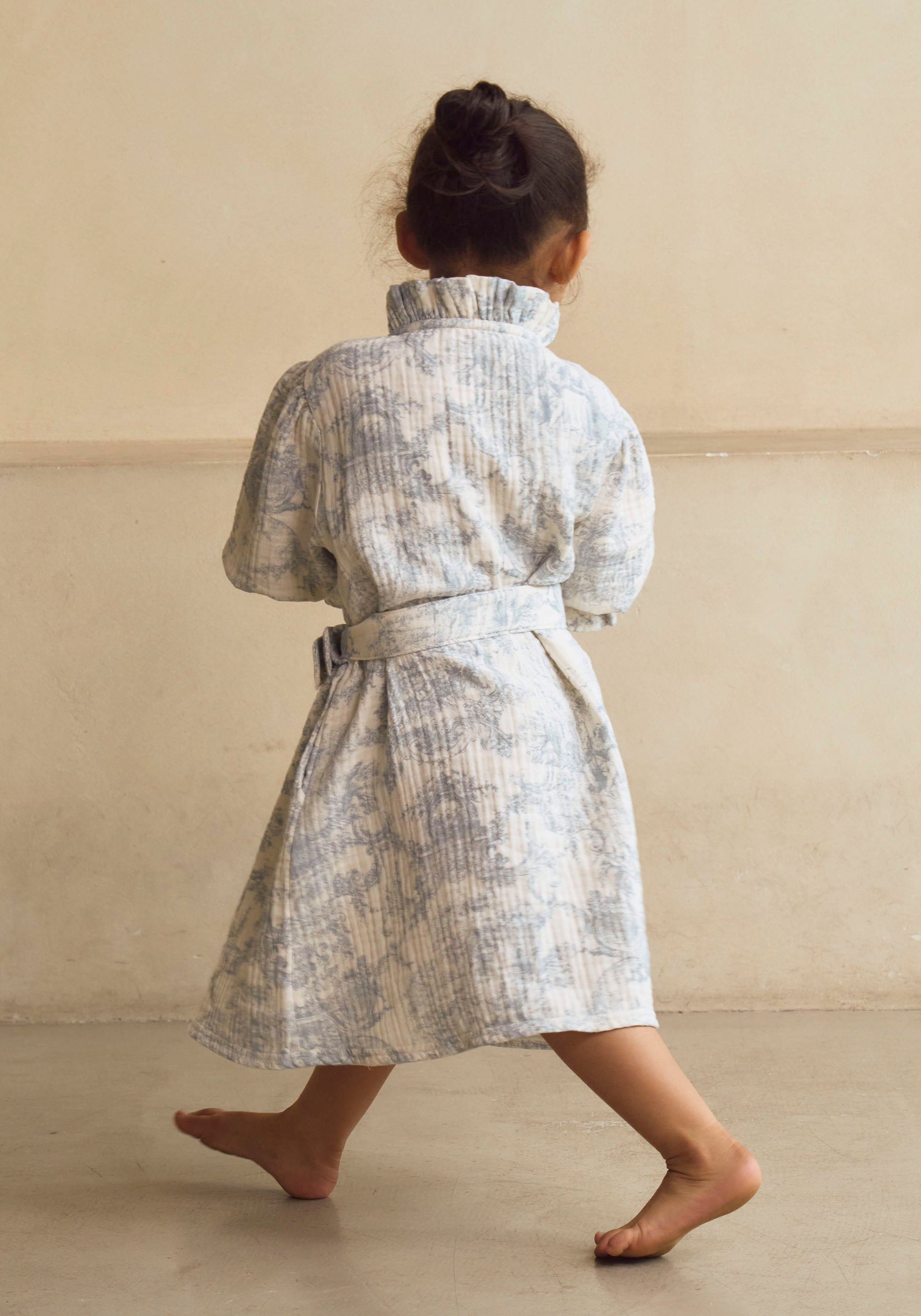 [MOMMY & ME] MUSLIN GAUZE ROBE - GIRL