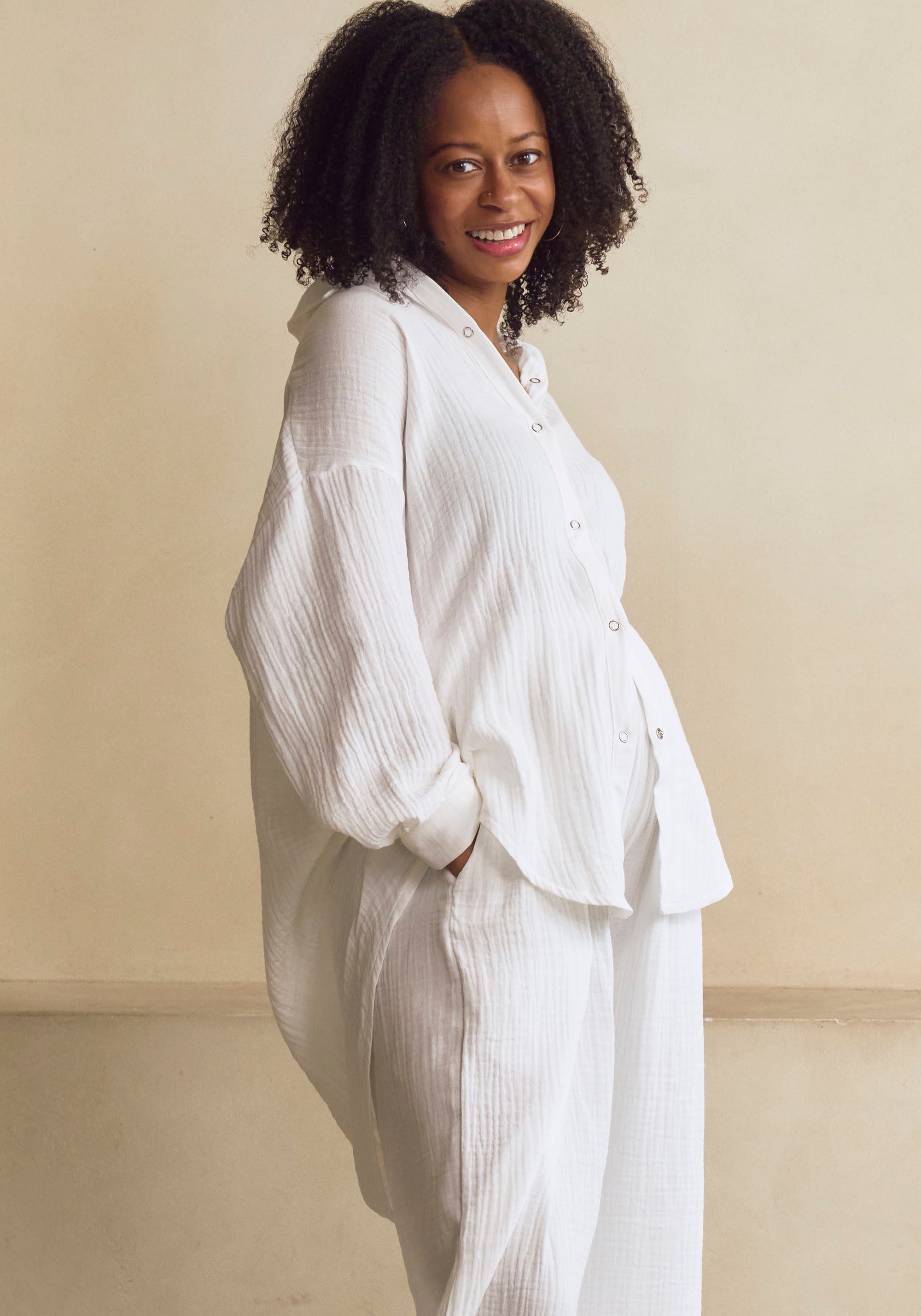 MUSLIN SHIRT & PANTS SET