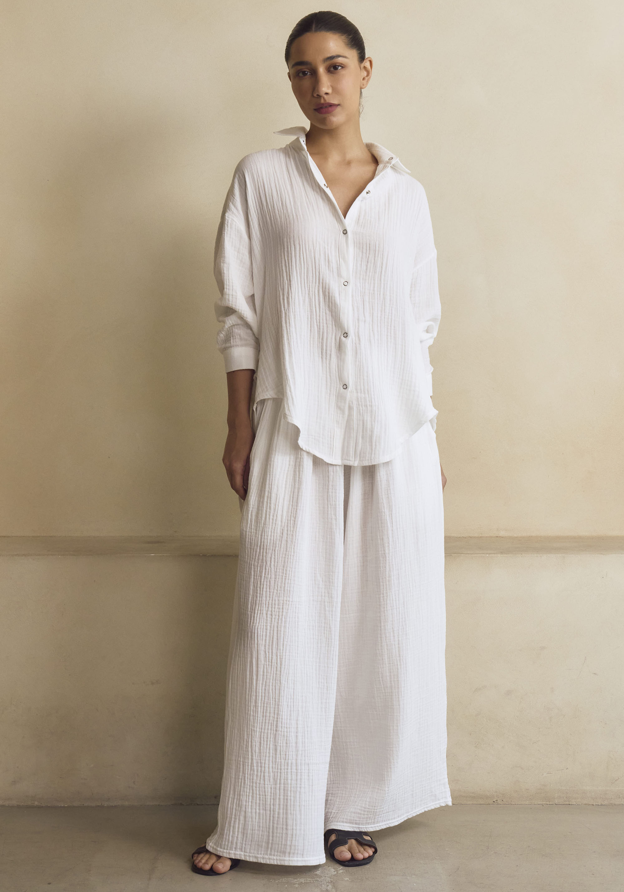 MUSLIN SHIRT & PANTS SET