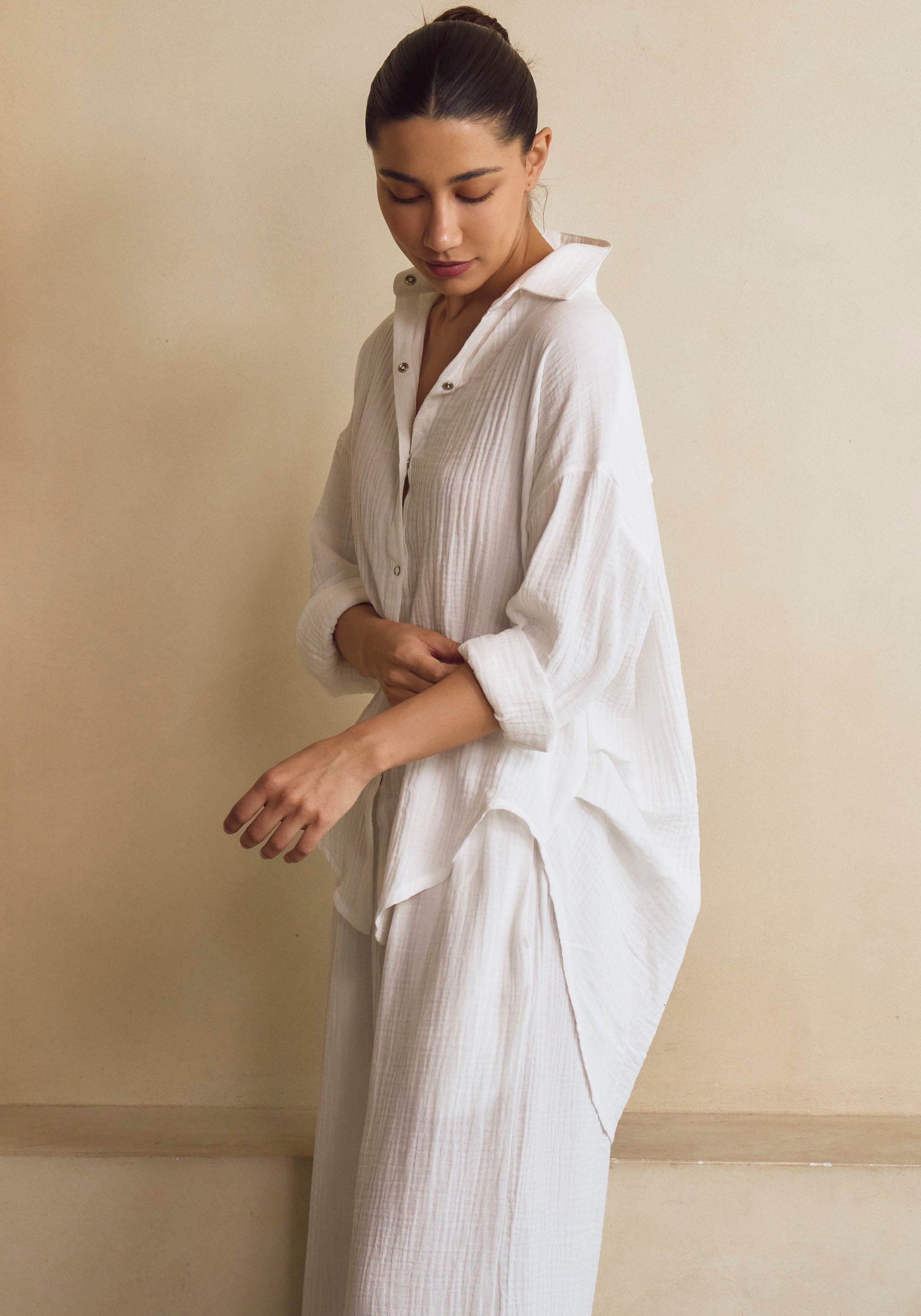 MUSLIN SHIRT & PANTS SET