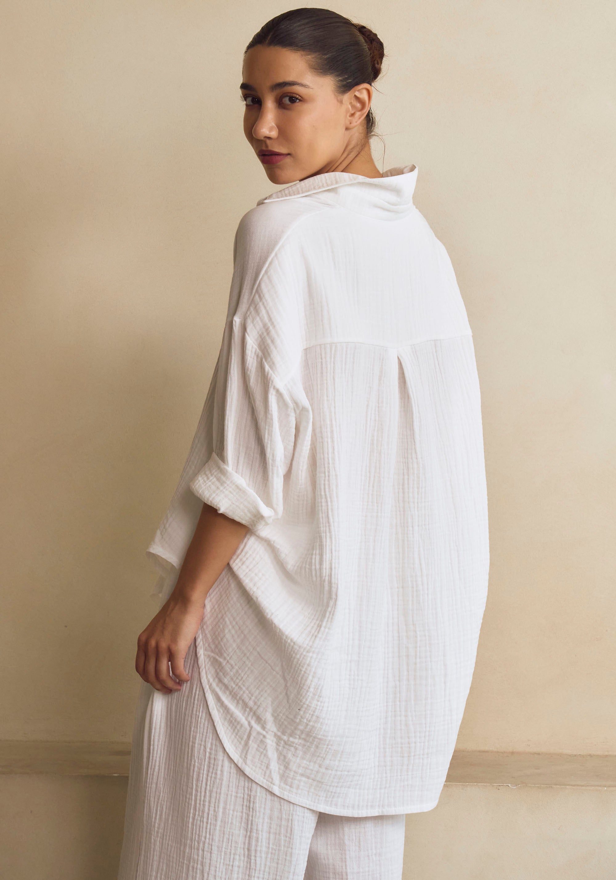 MUSLIN SHIRT & PANTS SET