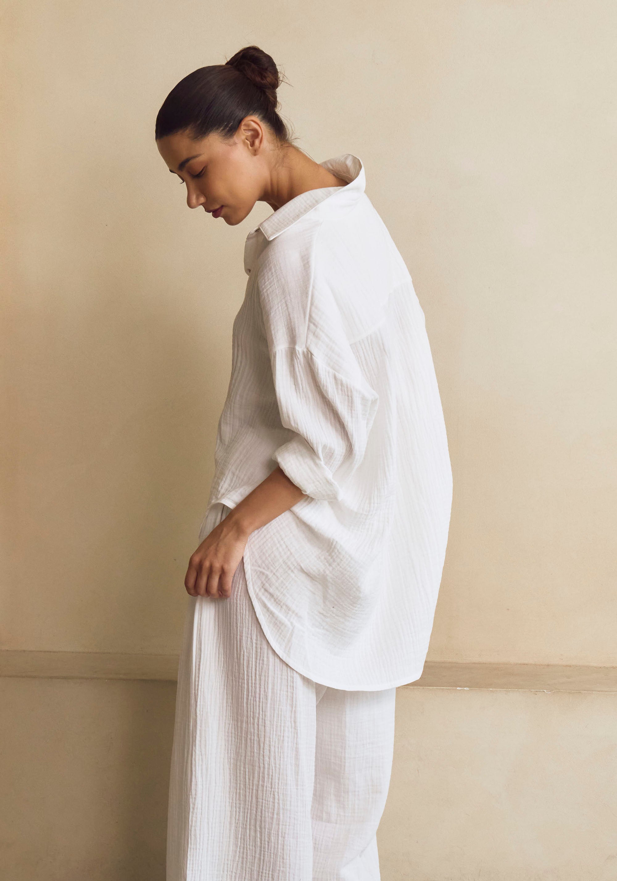 MUSLIN SHIRT & PANTS SET