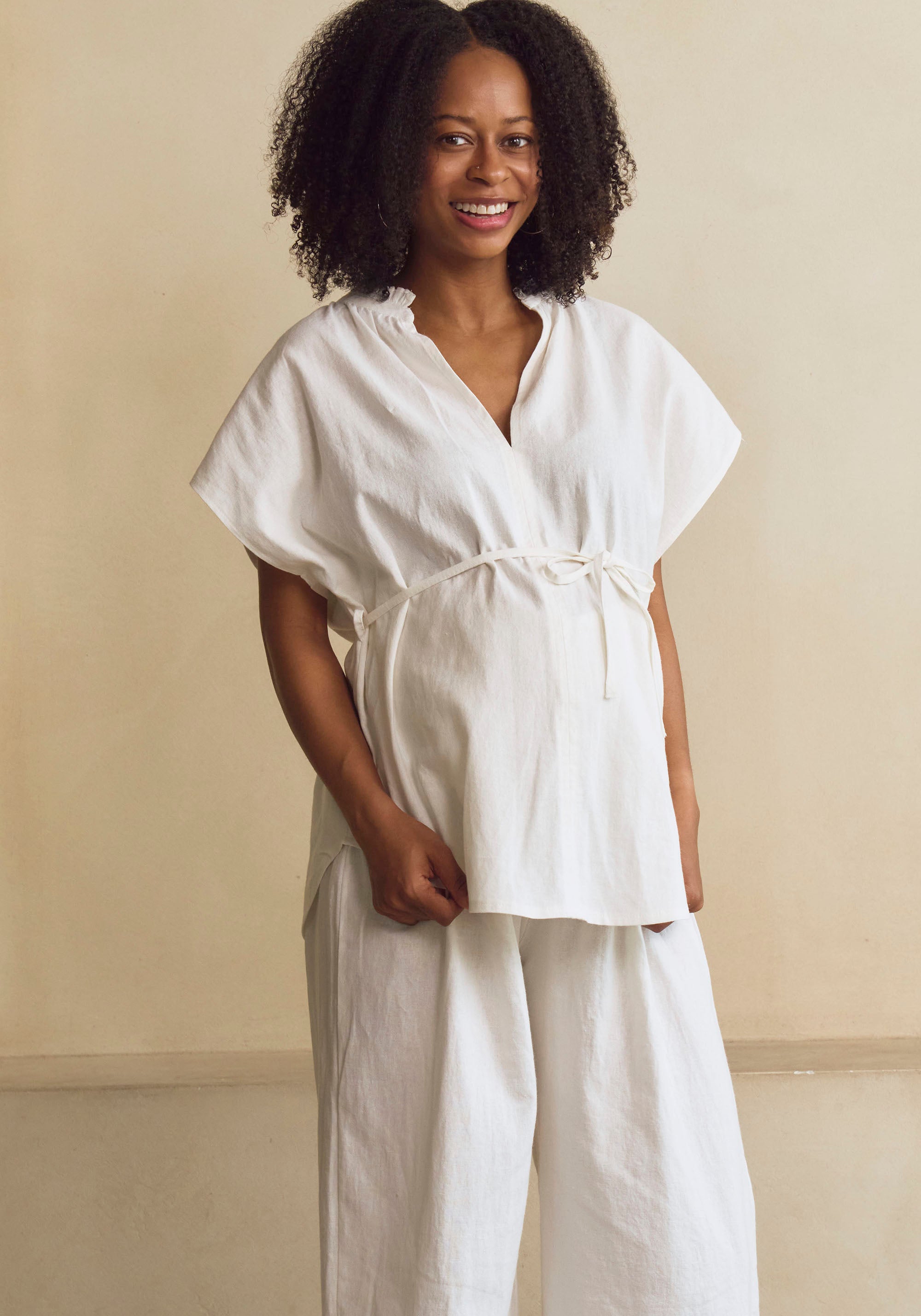MUSLIN BLOUSE & PANTS SET