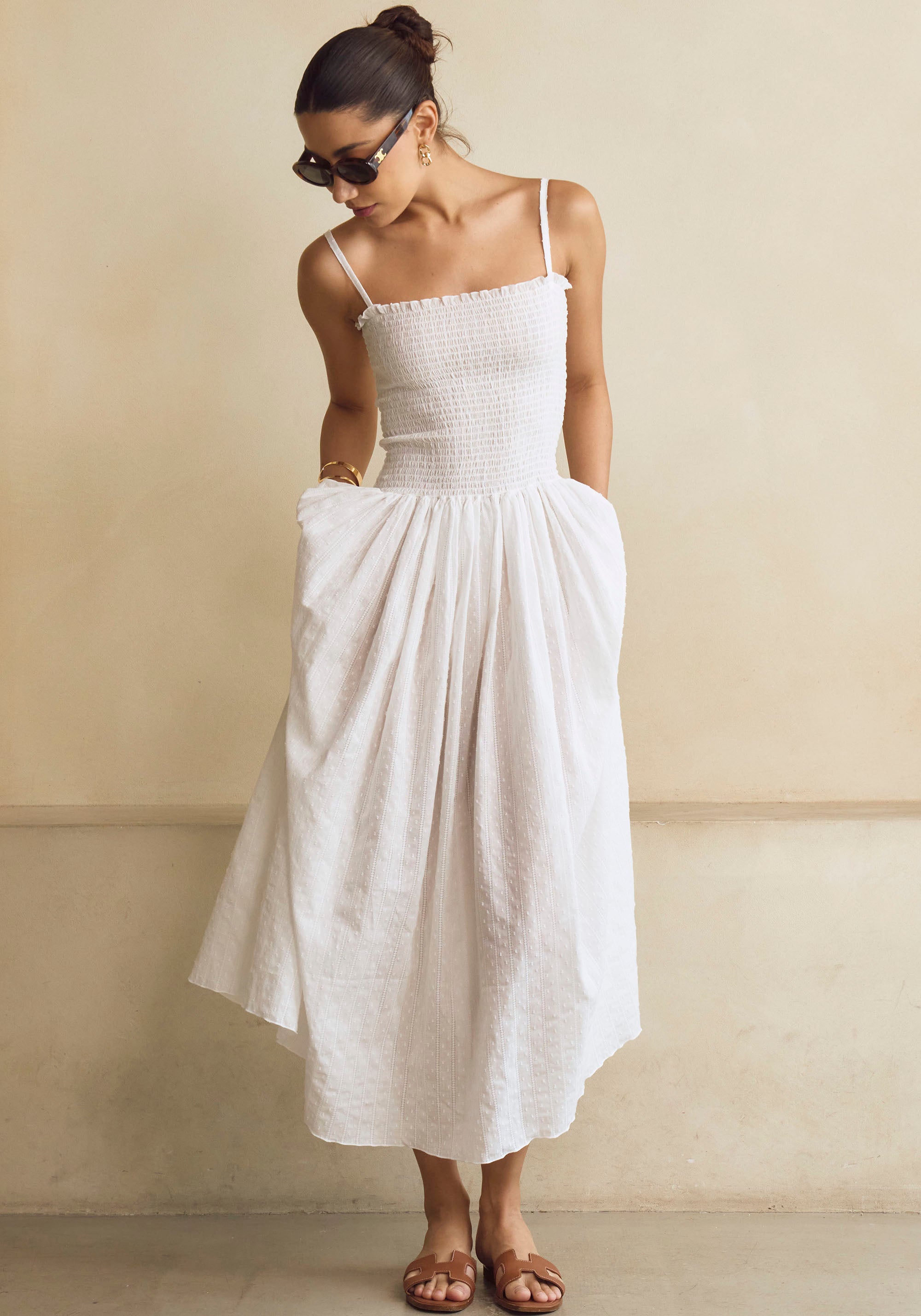 MOMMY & ME] SWISS DOT DRESS - ADULT