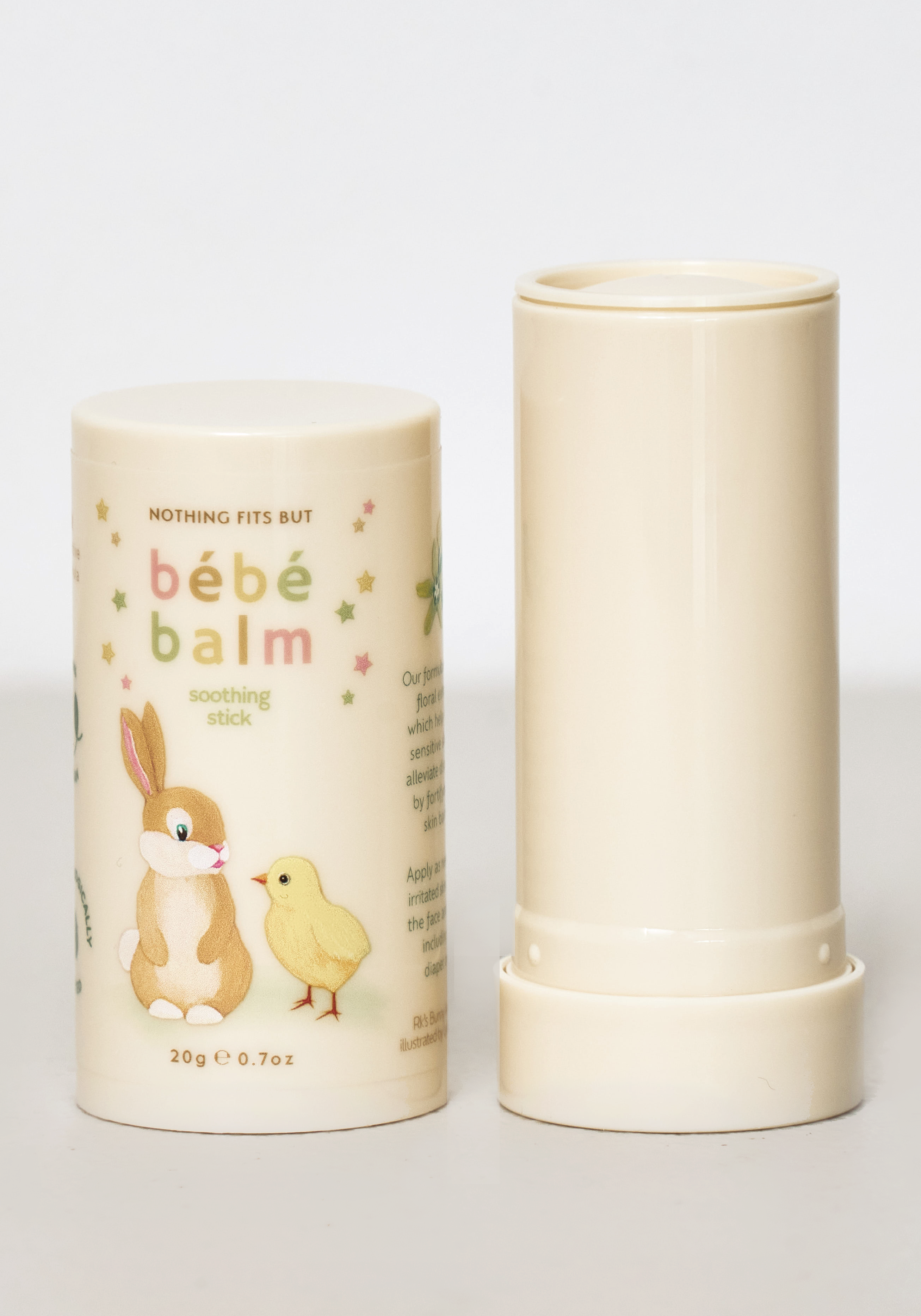 VEGAN SOOTHING & HYDRATING BEBE BALM STICK - EWG GREEN