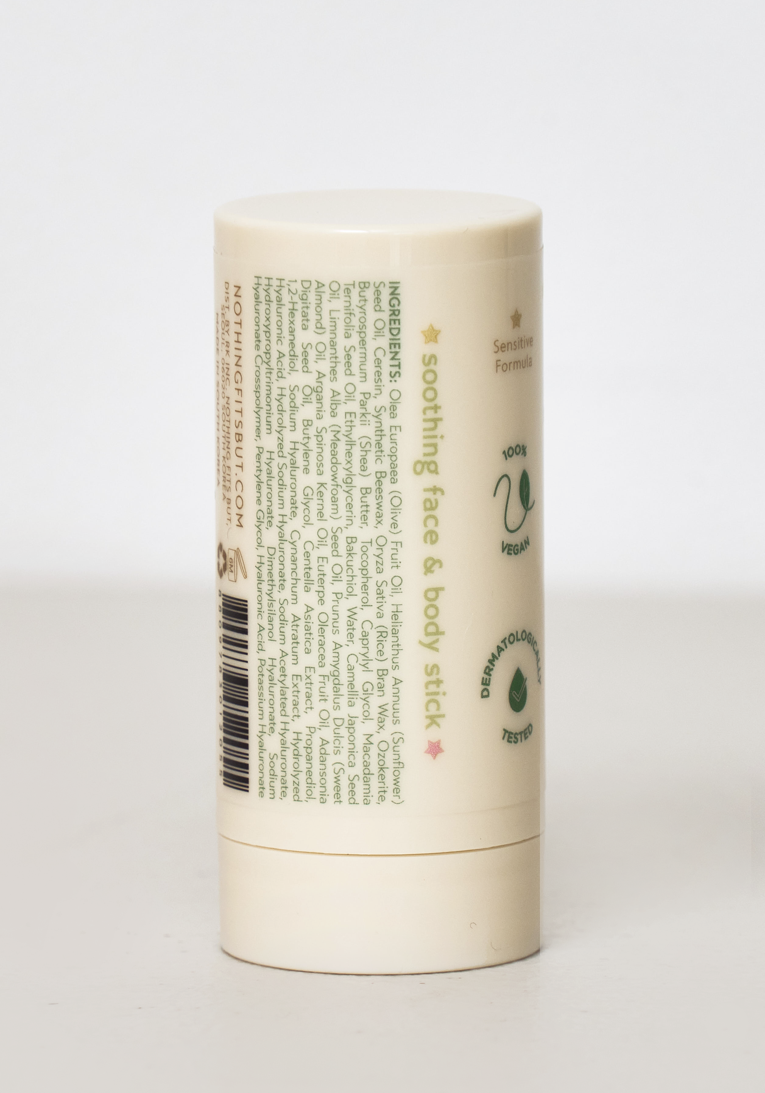 VEGAN SOOTHING & HYDRATING BEBE BALM STICK - EWG GREEN