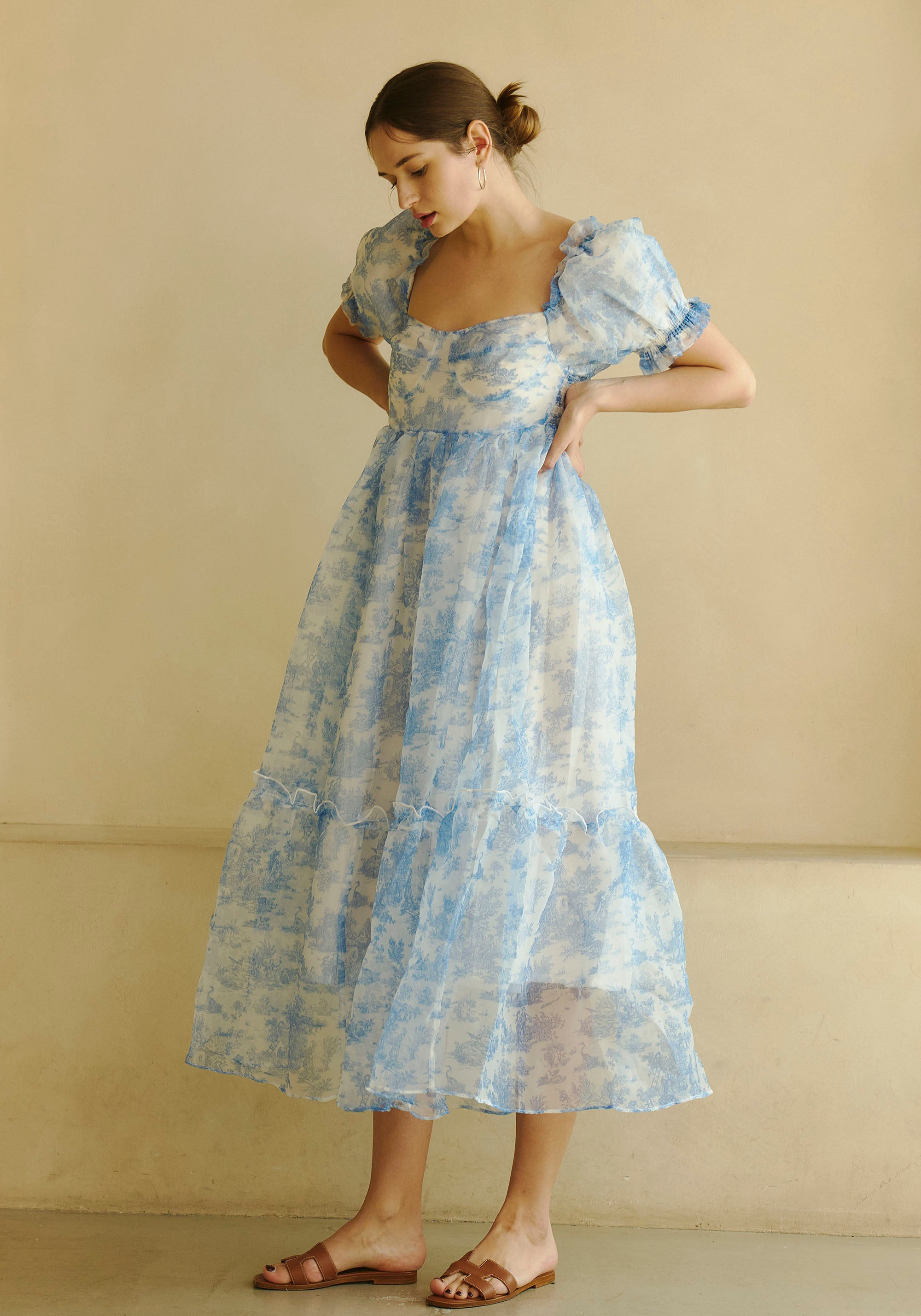 [FINAL SALE] TOILE ORGANZA DRESS