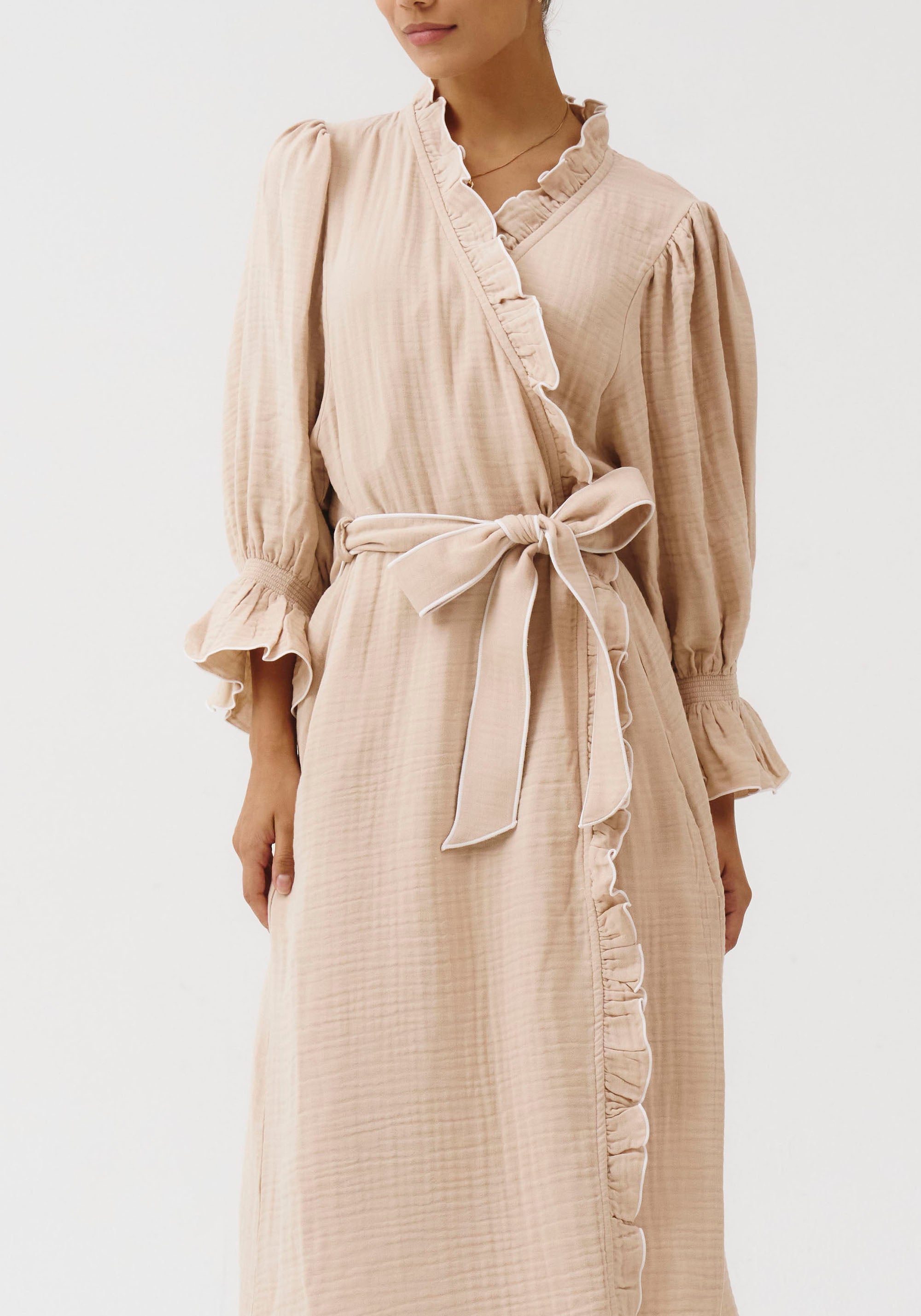 MUSLIN MODAL GAUZE ROBE