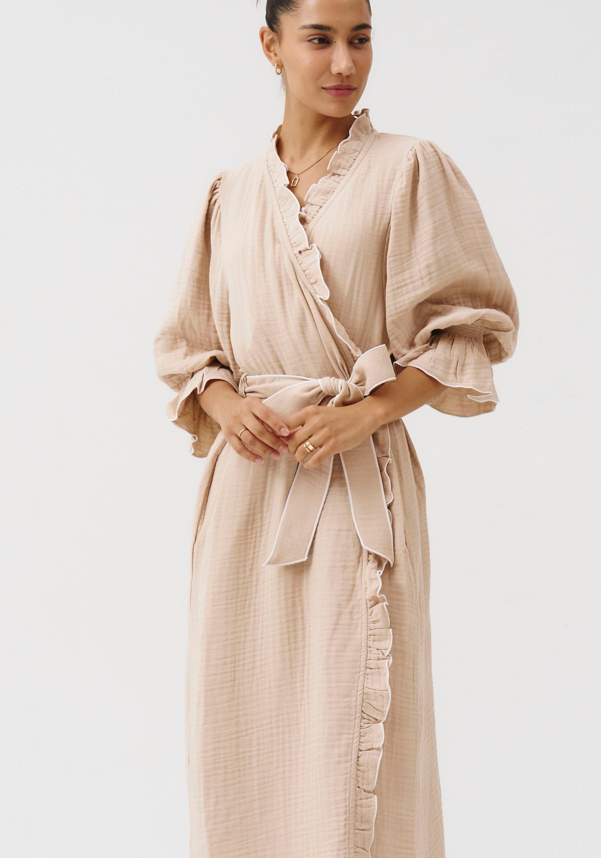 MUSLIN MODAL GAUZE ROBE