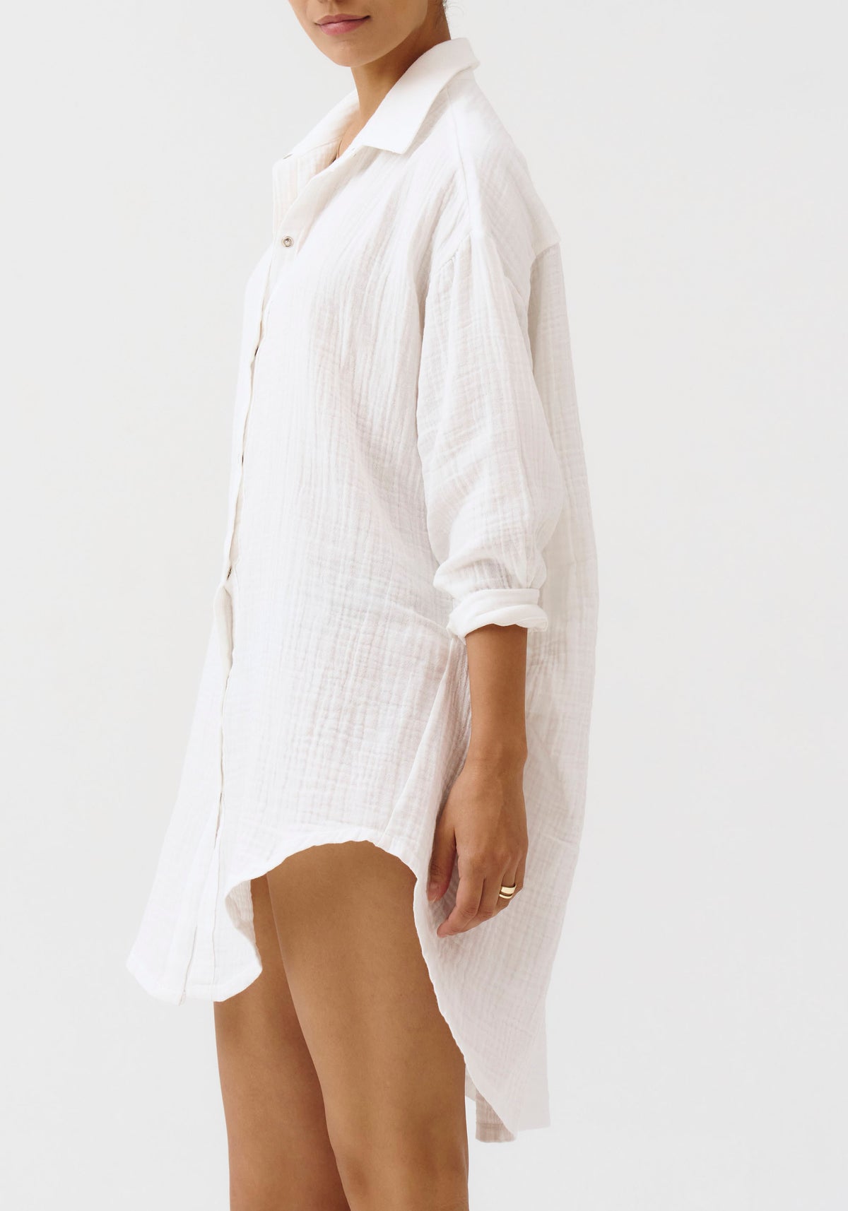 MUSLIN GAUZE LONG SHIRT