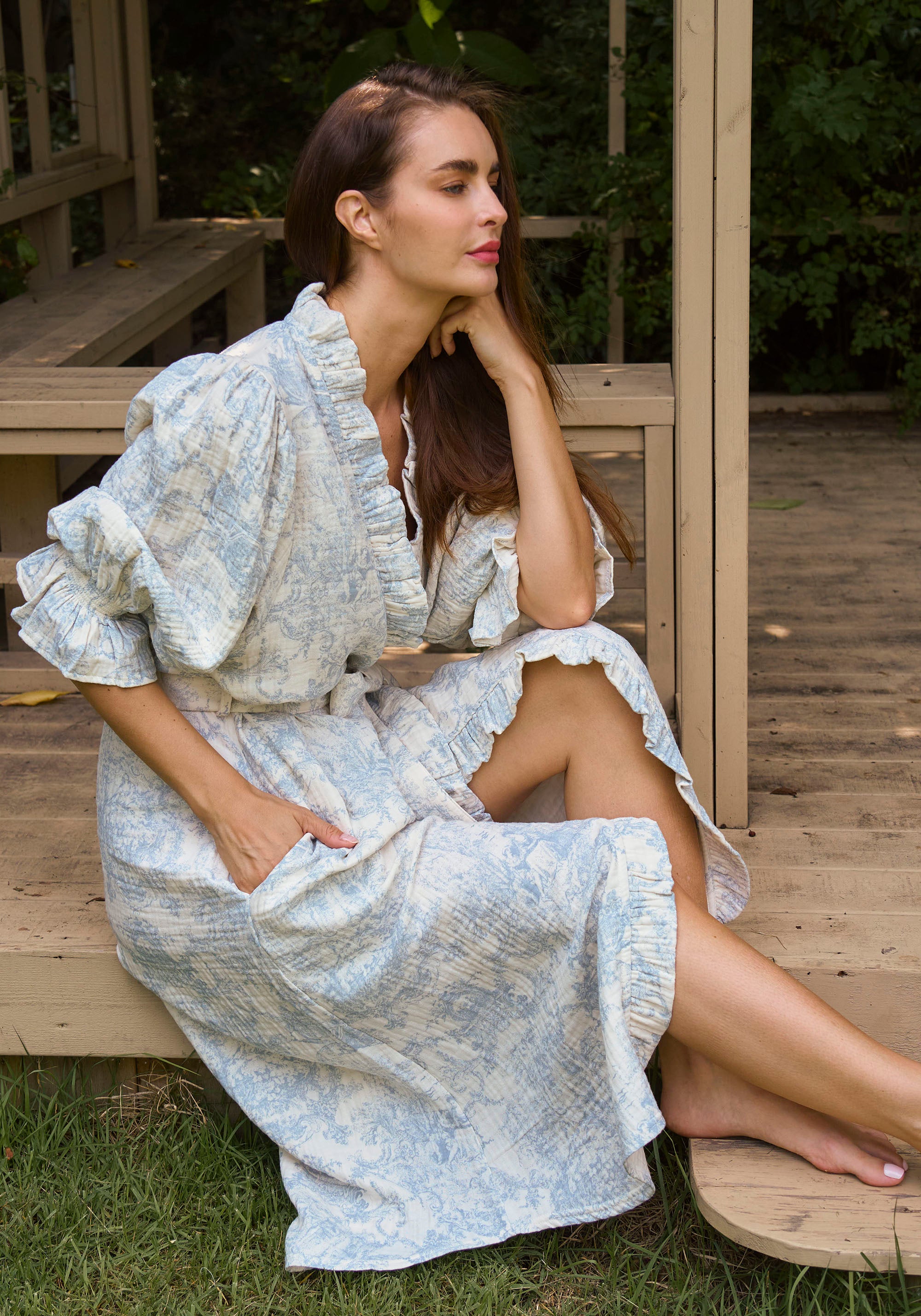 MUSLIN GAUZE ROBE