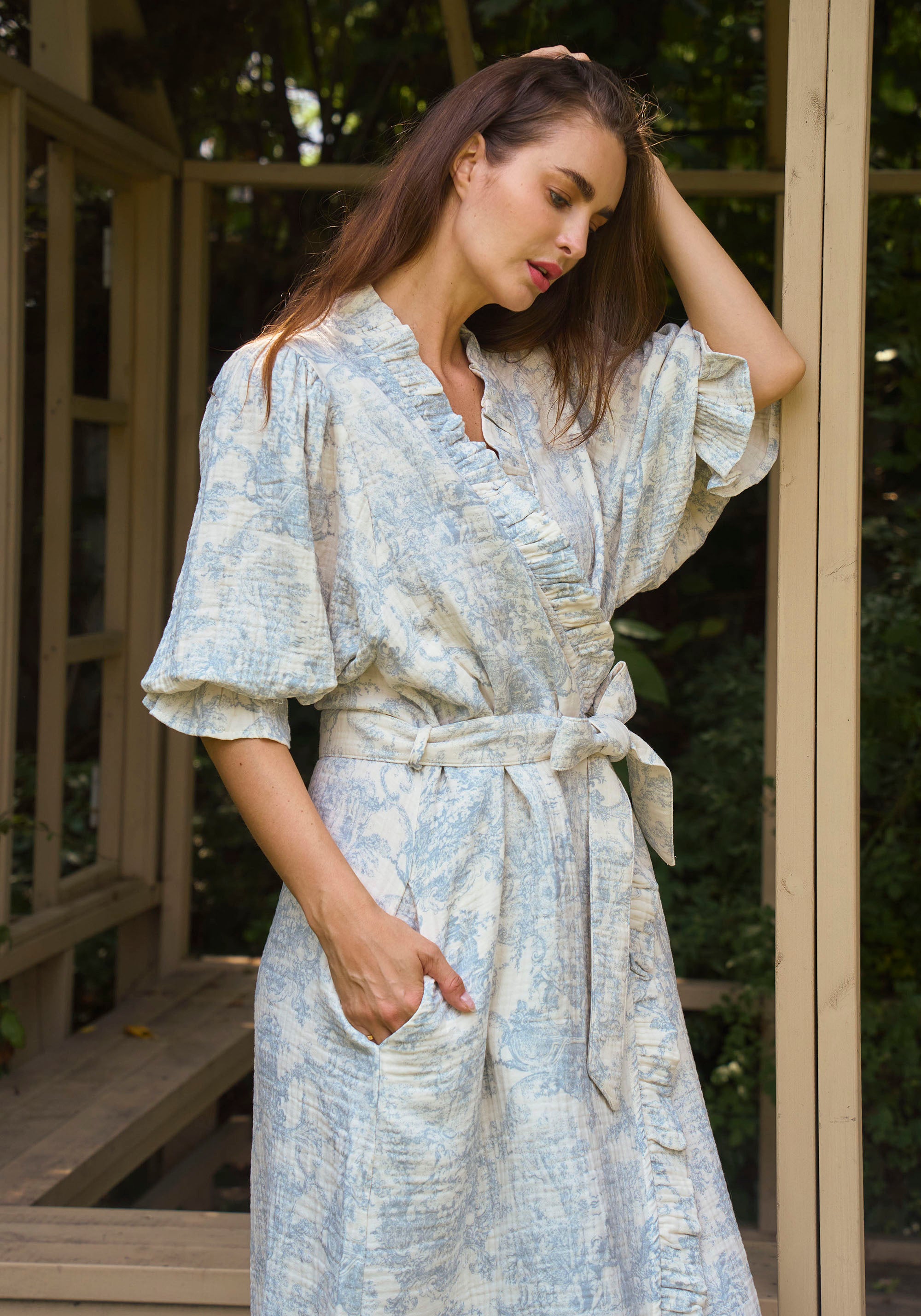 MUSLIN GAUZE ROBE