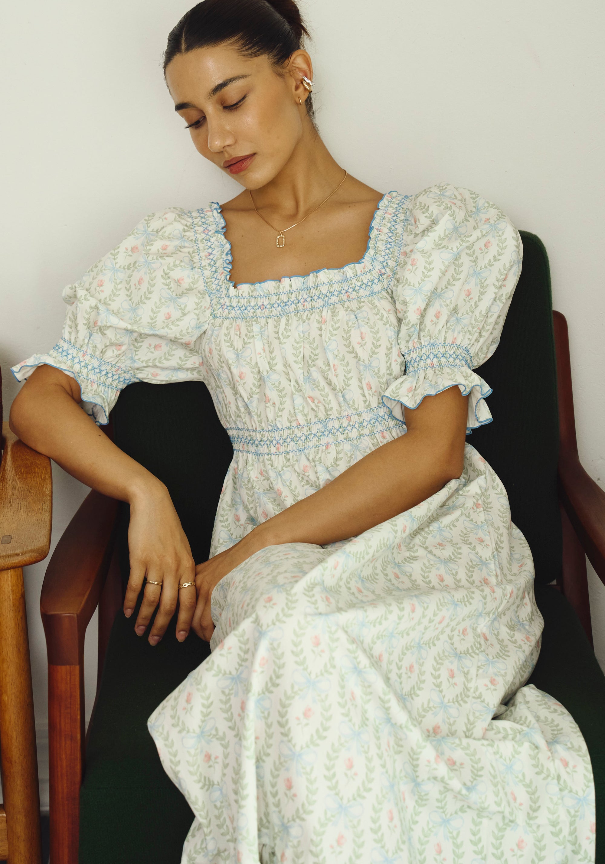 Jia Linen Dress