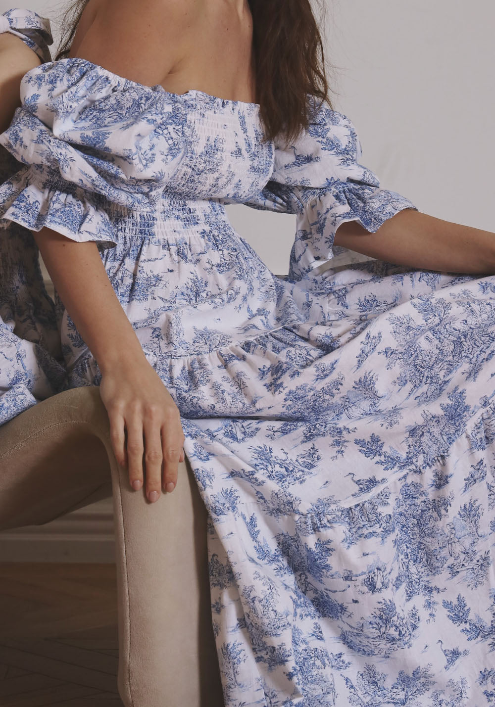 kiko silk maxi dress Khaite