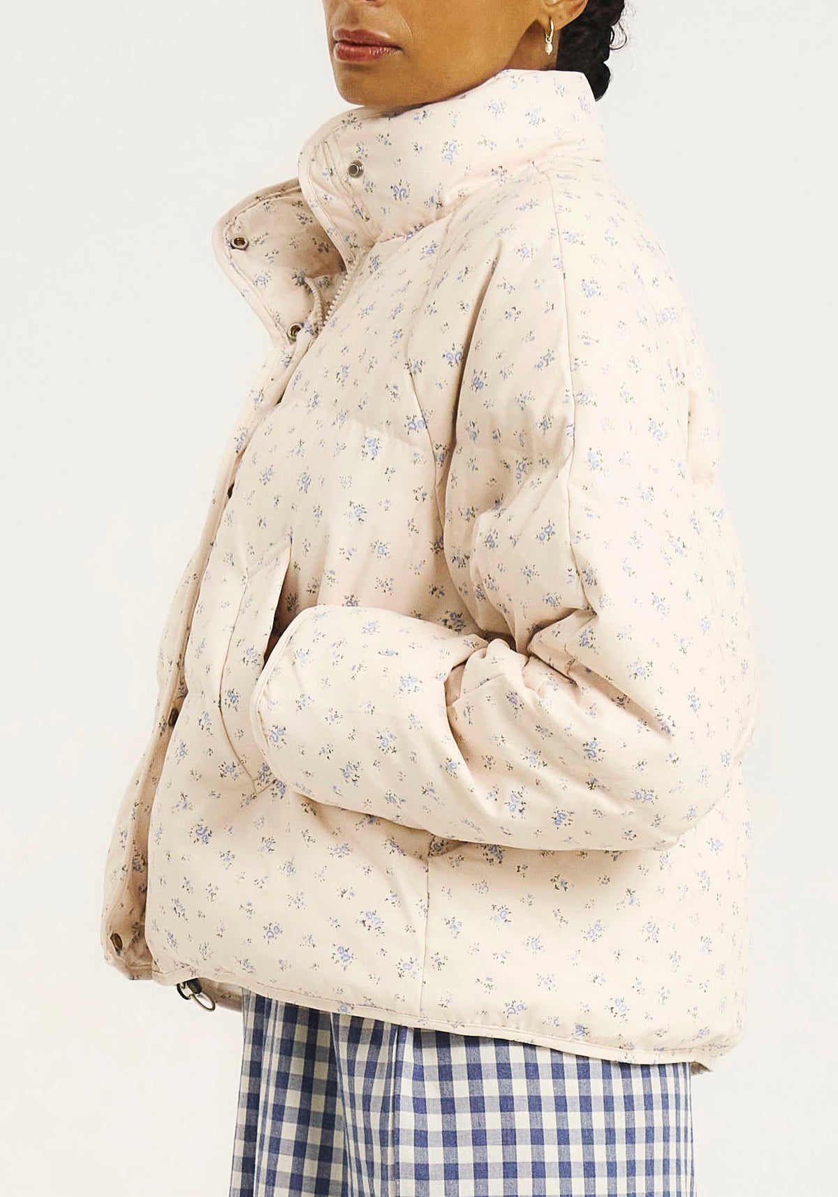 FLORAL DUCK DOWN JACKET