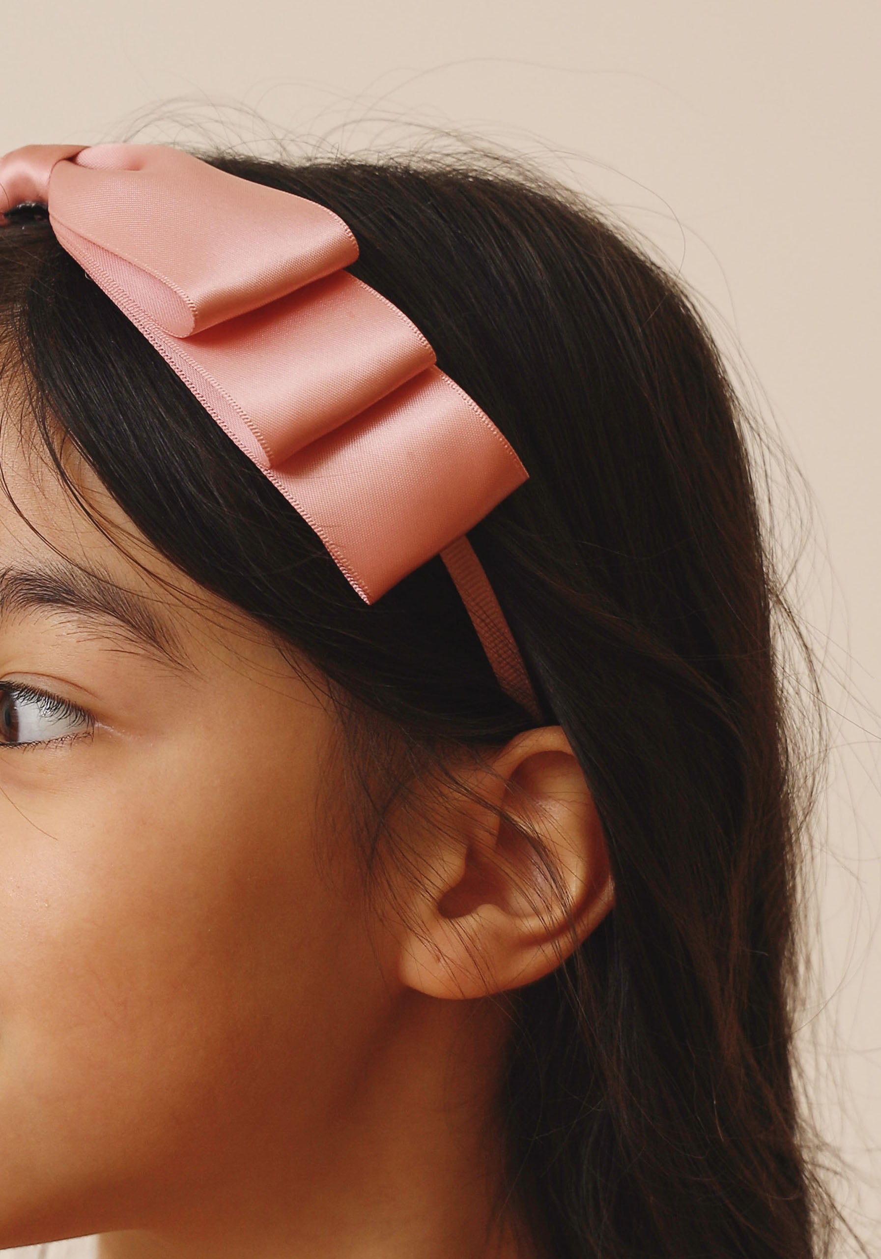 [MOMMY & ME] SILK SATIN BOW HEADBAND