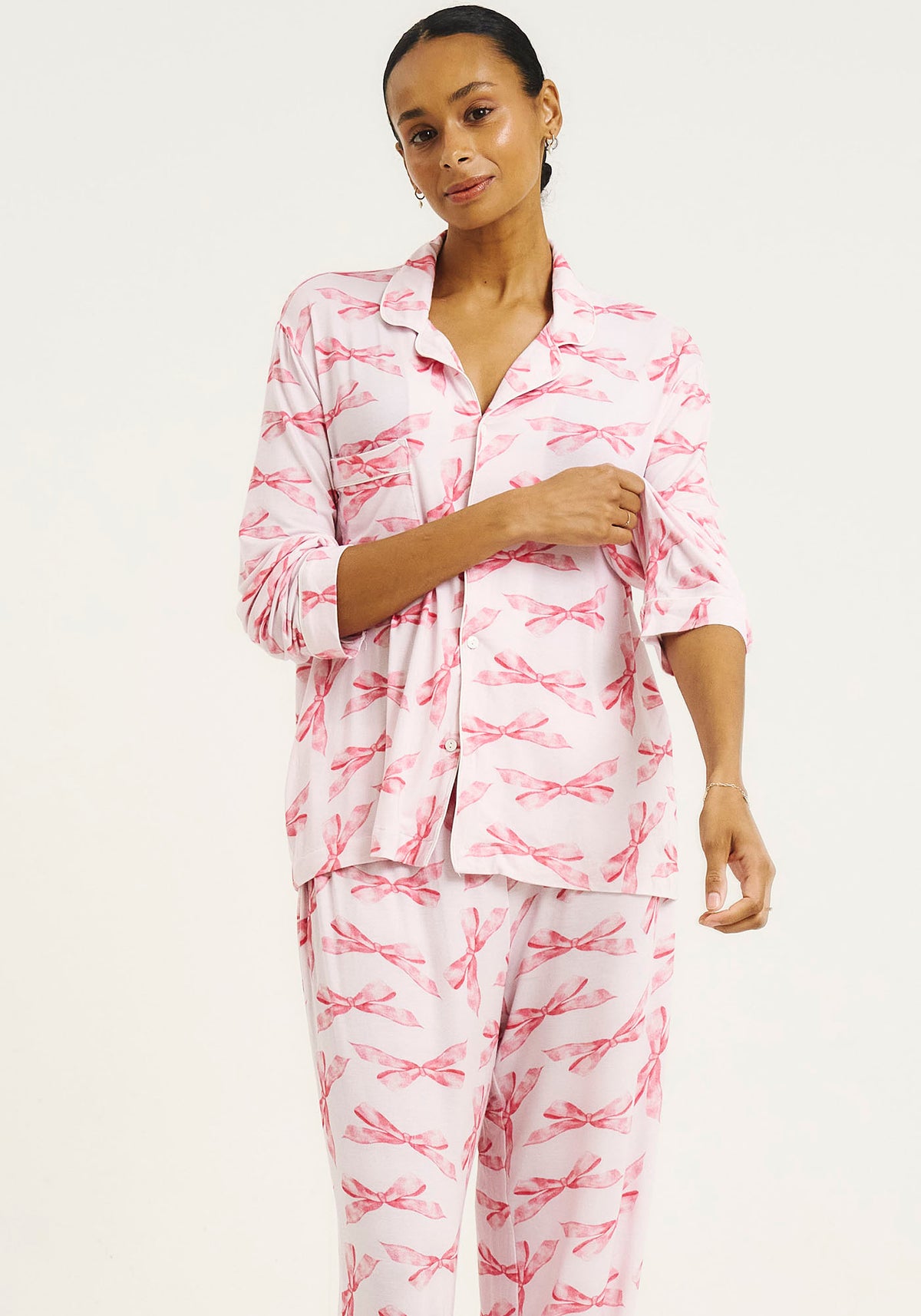 [PRE-ORDER] MOMMY & ME SUPER SOFT & STRETCHY MODAL PJ SET - MOM