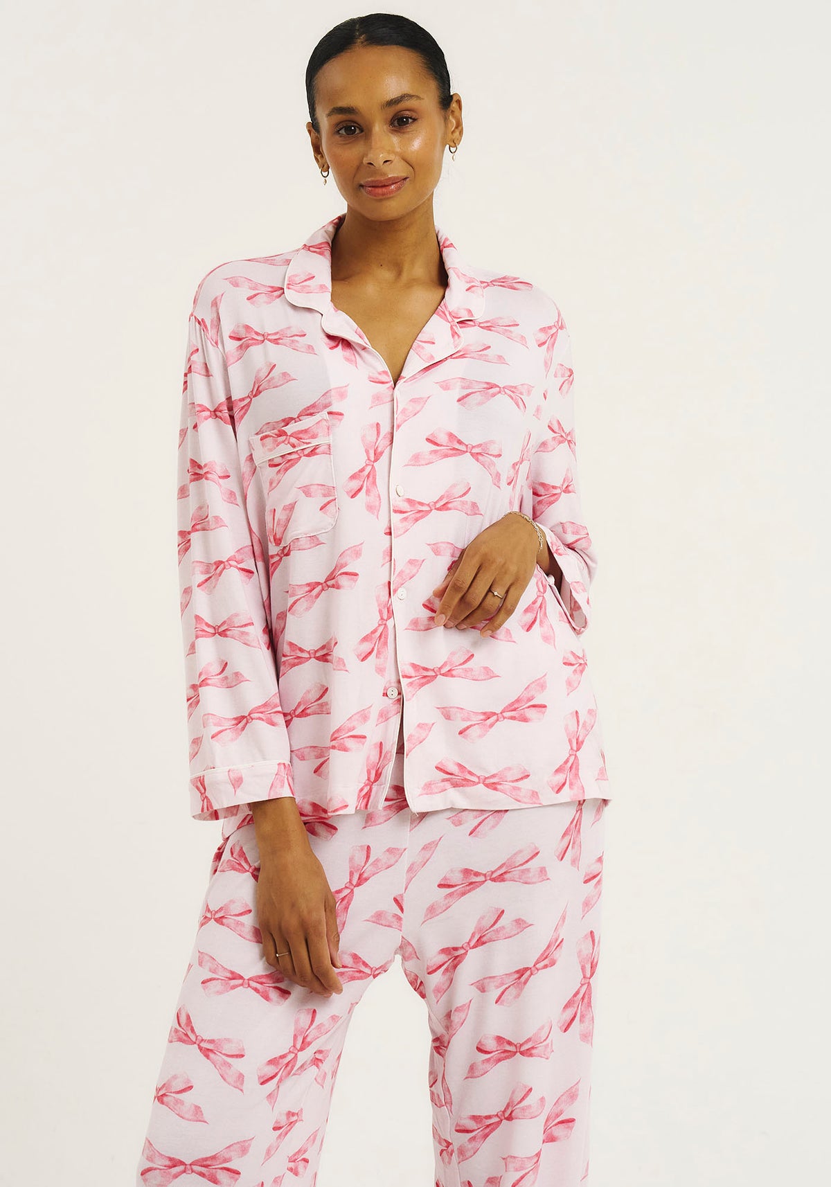 [PRE-ORDER] MOMMY & ME SUPER SOFT & STRETCHY MODAL PJ SET - MOM