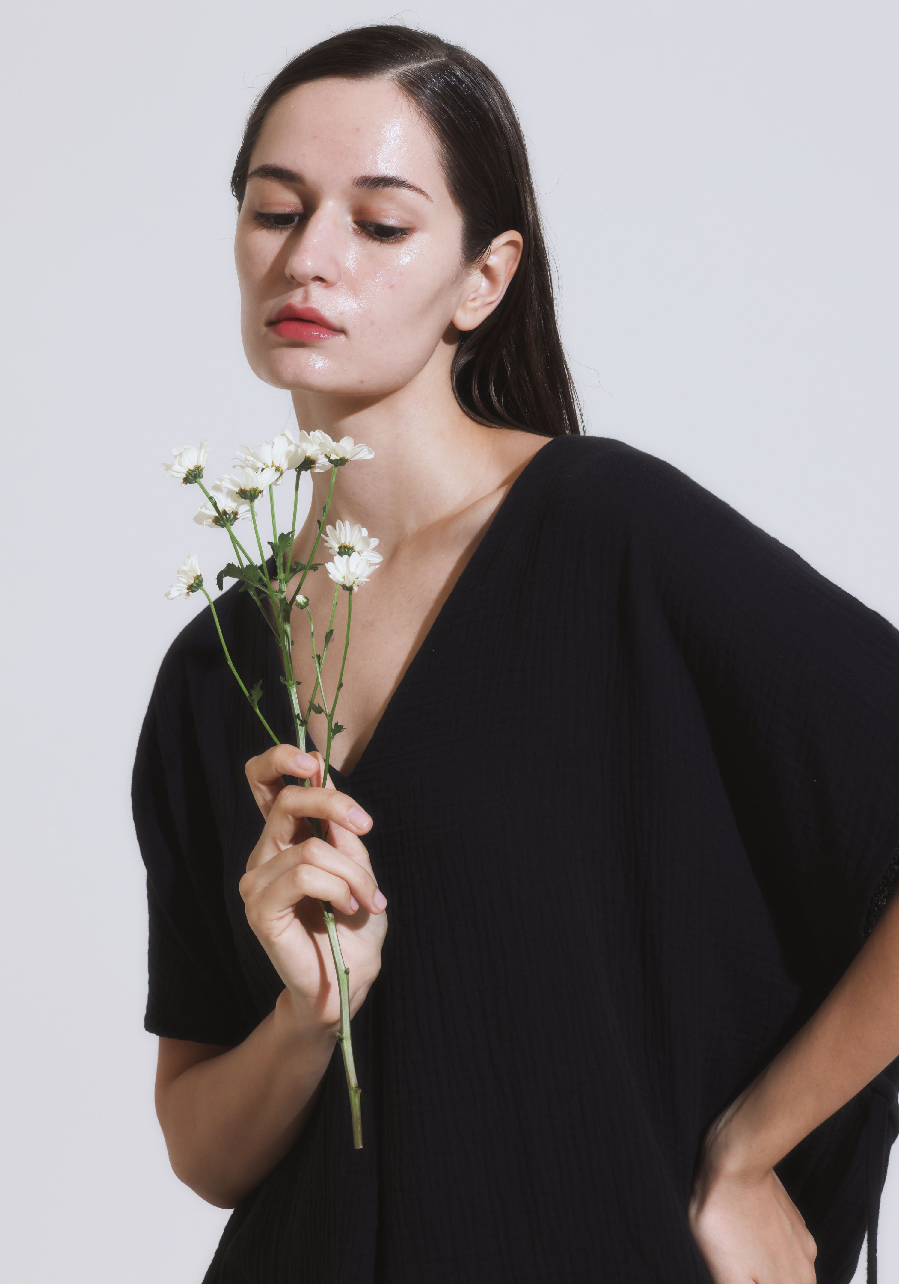 [FINAL SALE] MUSLIN GAUZE MINI DRESS
