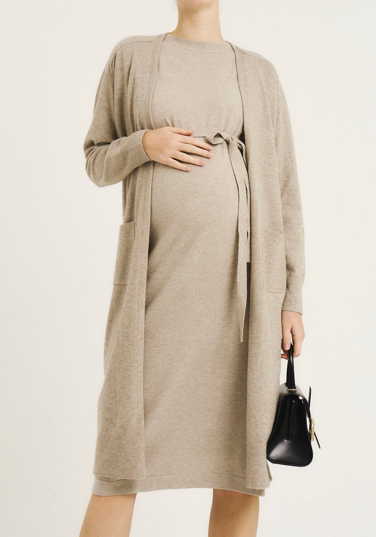 [SPECIAL PRICE] CASHMERE DRESS & CARDI SET