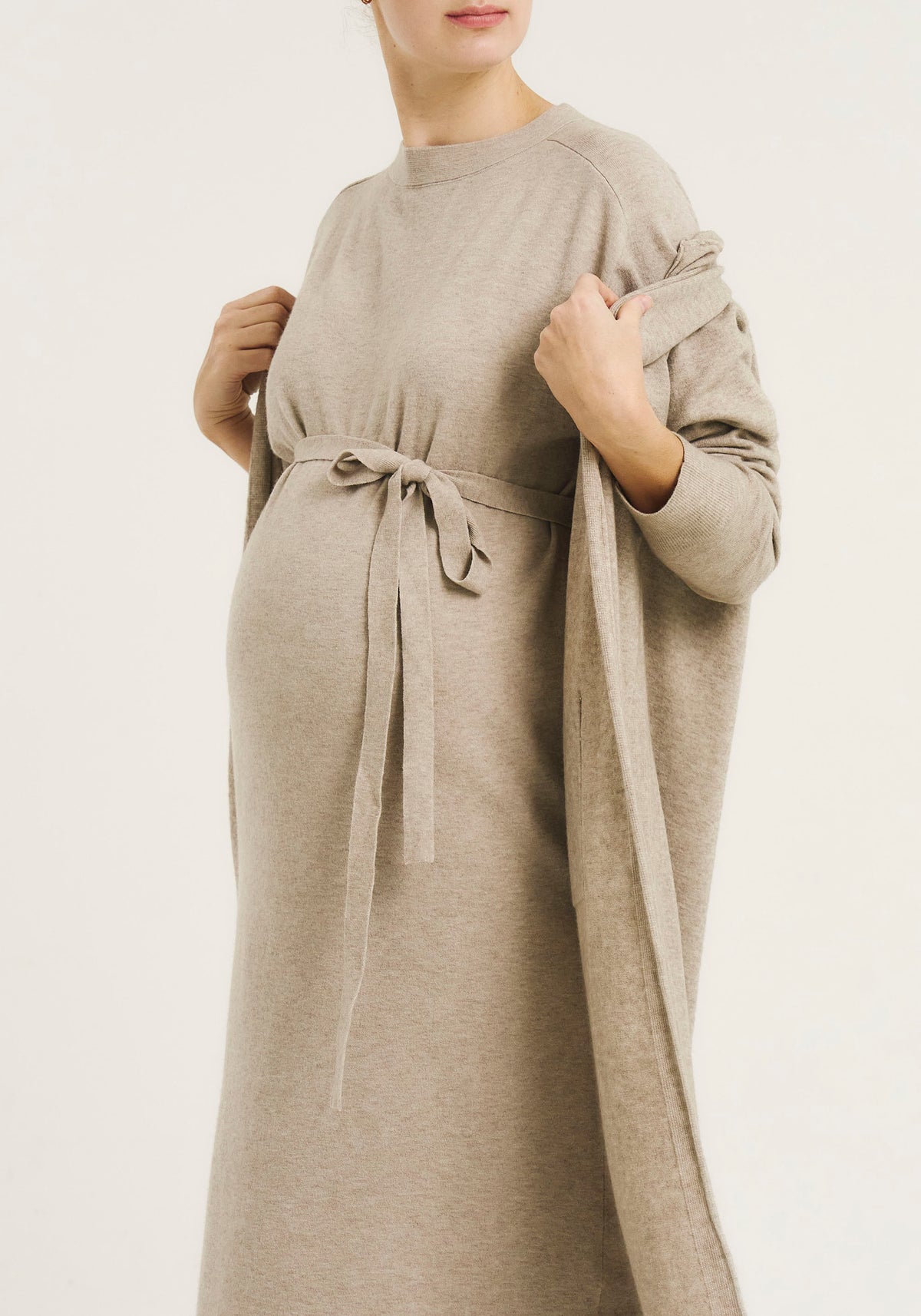 [SPECIAL PRICE] CASHMERE DRESS & CARDI SET