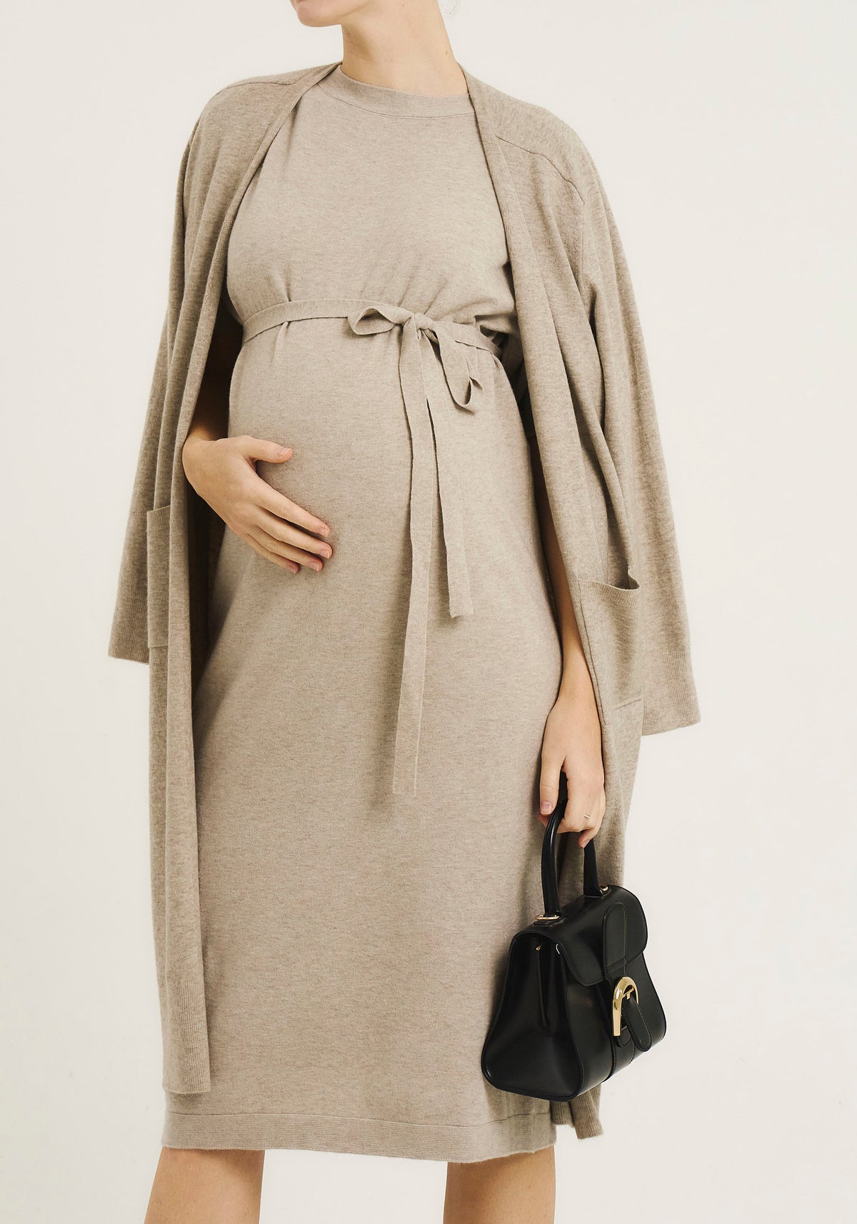 [SPECIAL PRICE] CASHMERE DRESS & CARDI SET