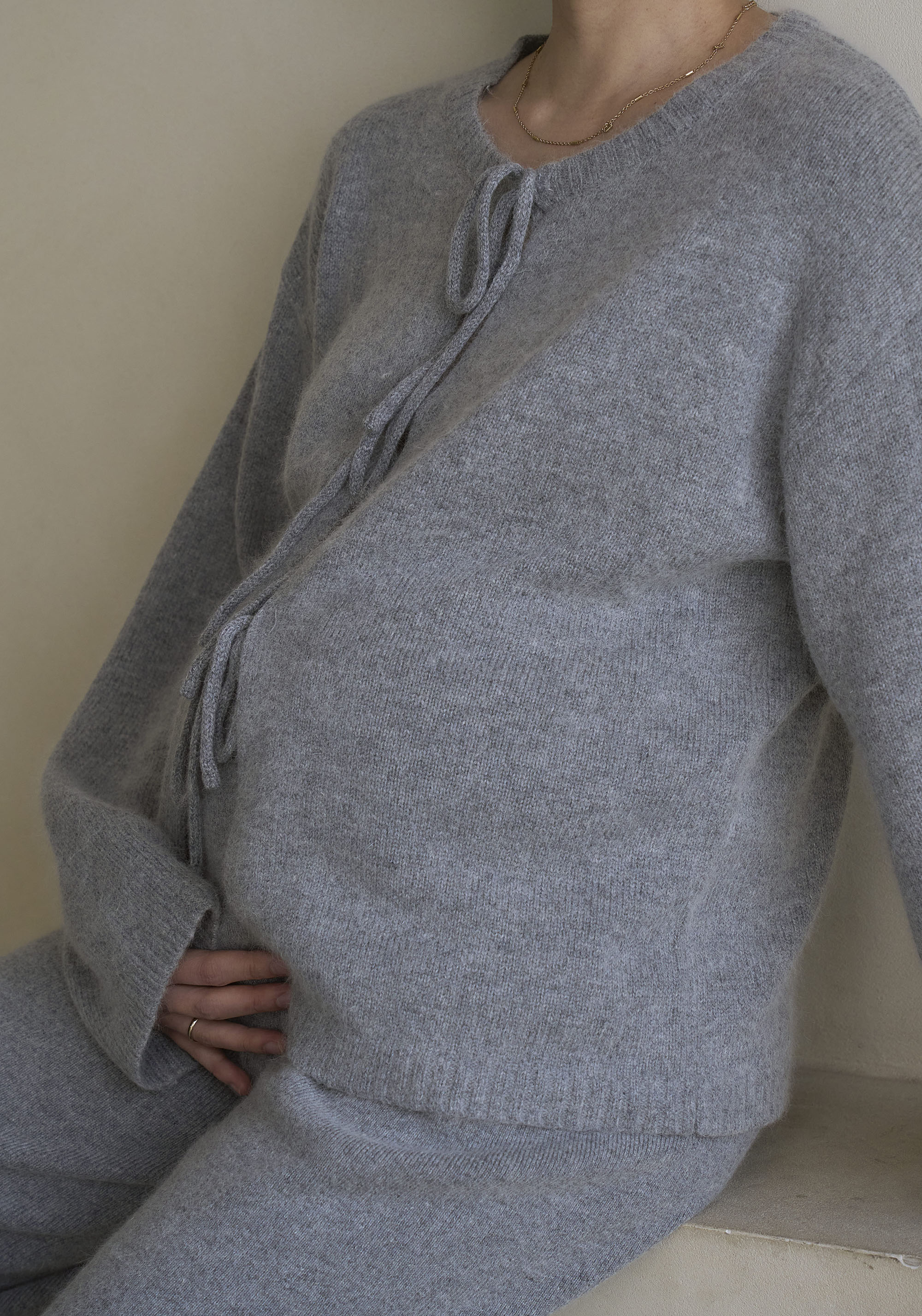 ANGORA TIE KNIT SET UP