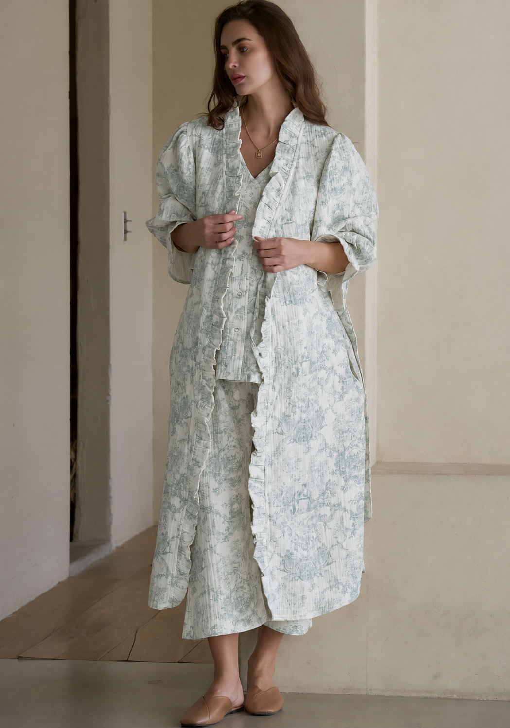 MUSLIN GAUZE ROBE