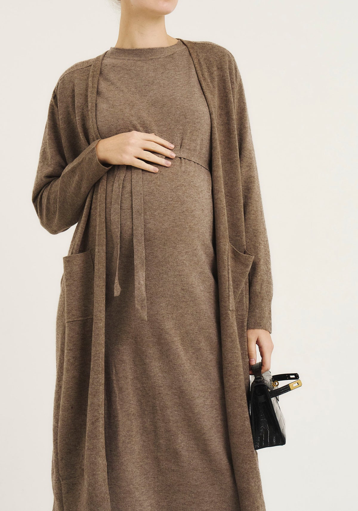 [SPECIAL PRICE] CASHMERE DRESS & CARDI SET