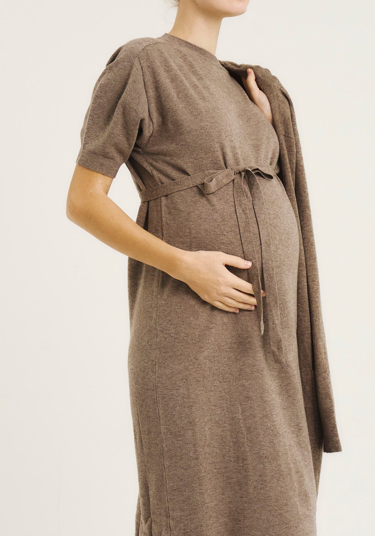 [SPECIAL PRICE] CASHMERE DRESS & CARDI SET