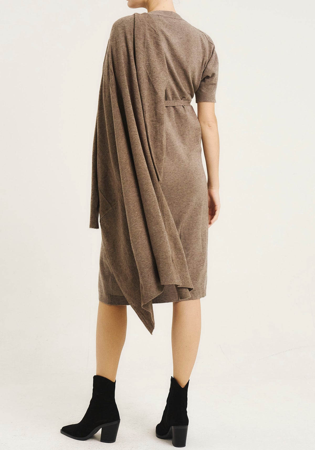 [SPECIAL PRICE] CASHMERE DRESS & CARDI SET