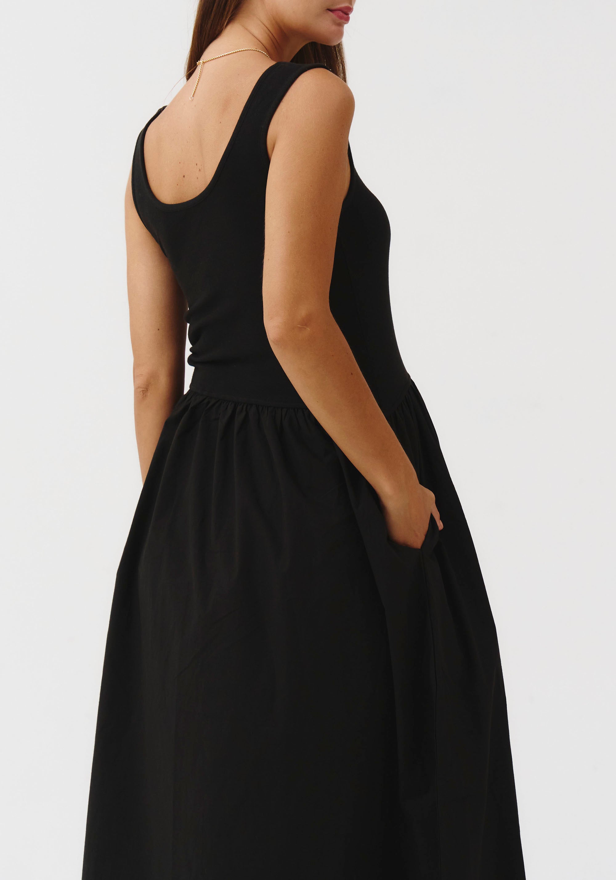 ESSENTIAL CONTRAST DRESS