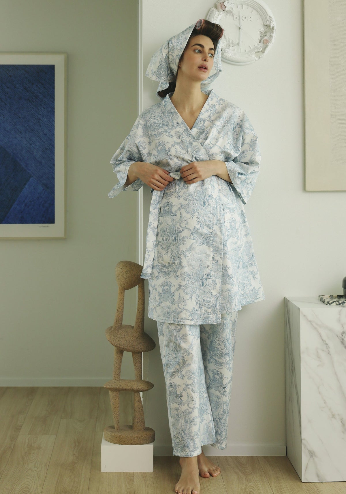 [HER & HIS] BUTTER SOFT MODAL ROBE SET