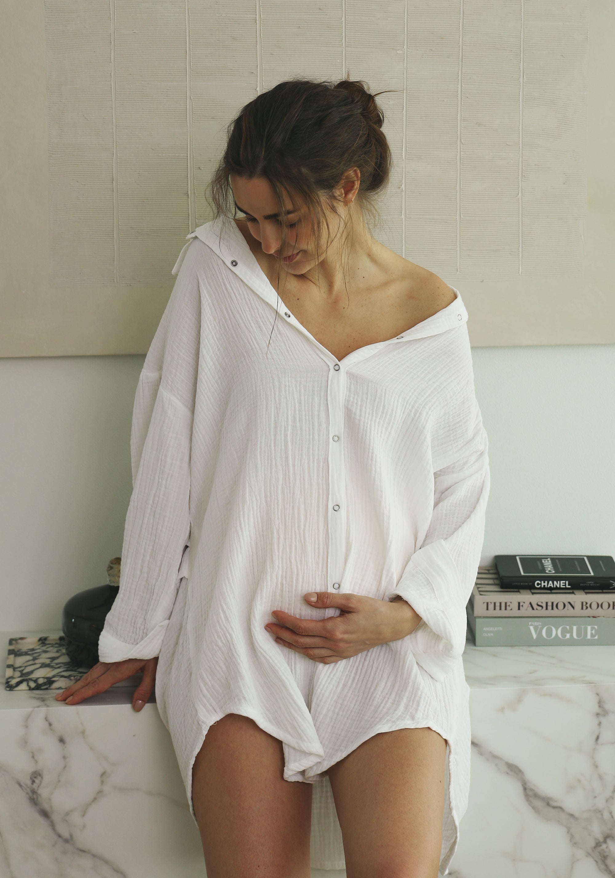 MUSLIN GAUZE LONG SHIRT – Nothing Fits But