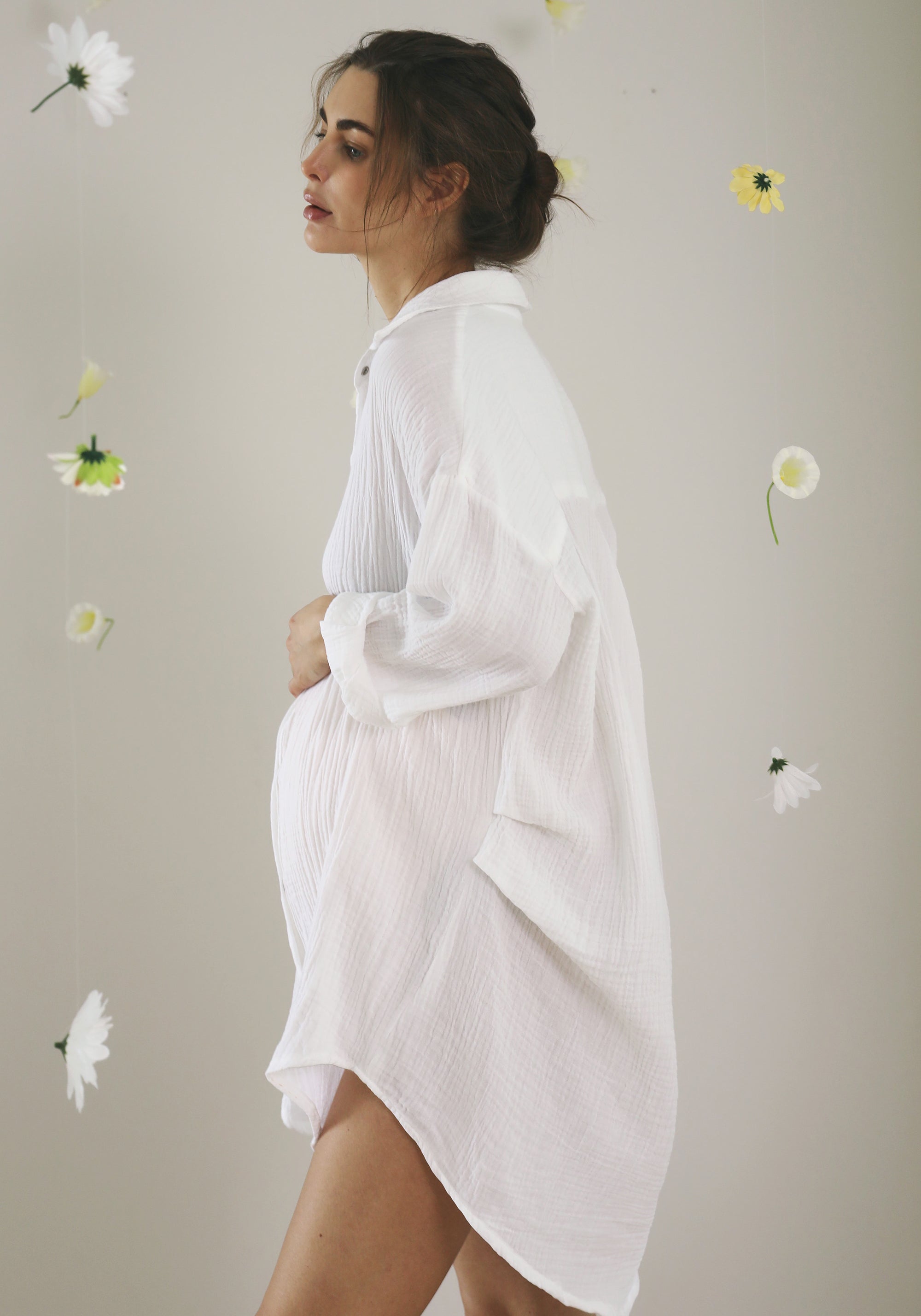 MUSLIN GAUZE LONG SHIRT