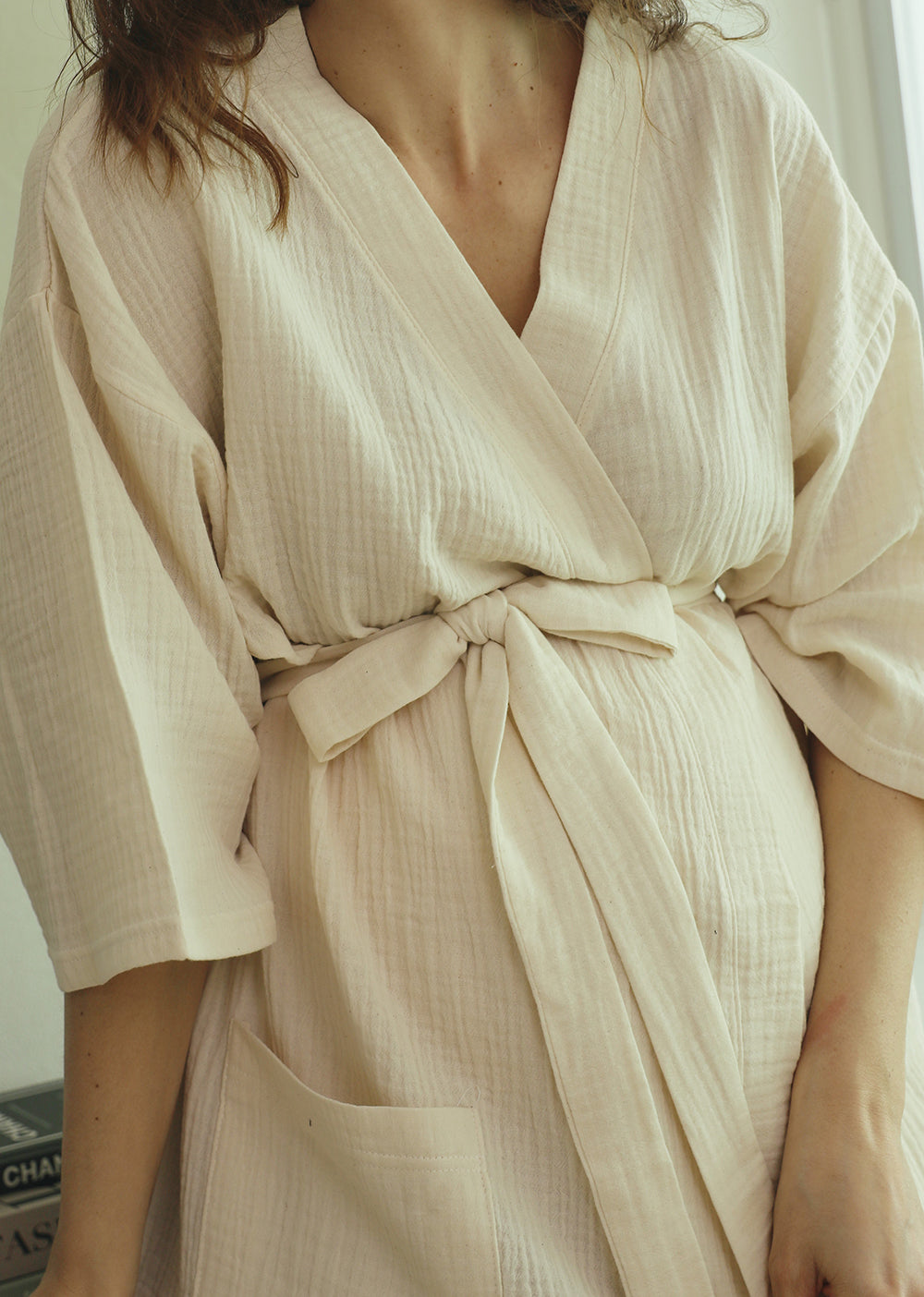 KIMONO MUSLIN ROBE