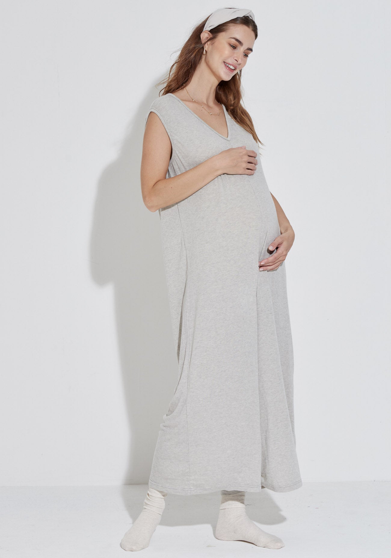 [FINAL SALE] SOFT ANGORA GAUZE KNIT JUMPSUIT