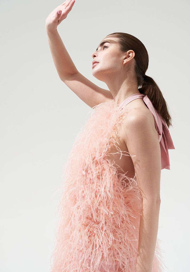 [FINAL SALE] FEATHER DRESS NO. 2
