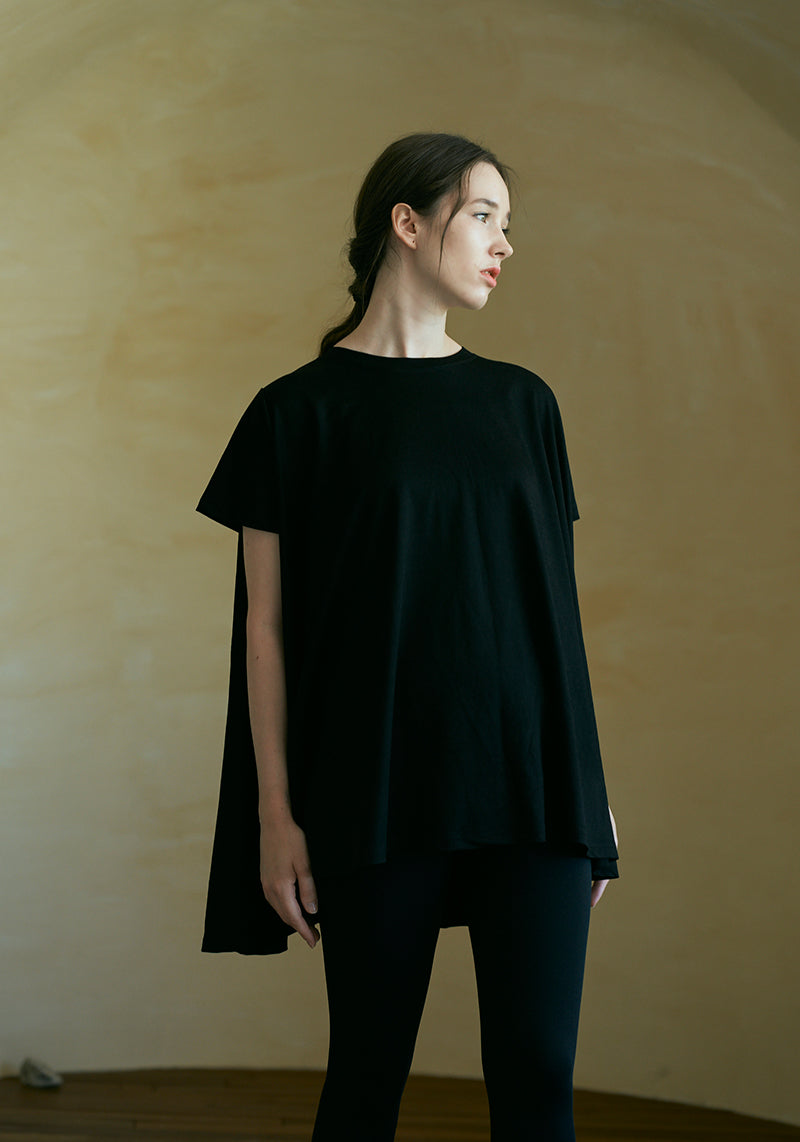 BAMBOO RELAXED TRAPEZE TEE