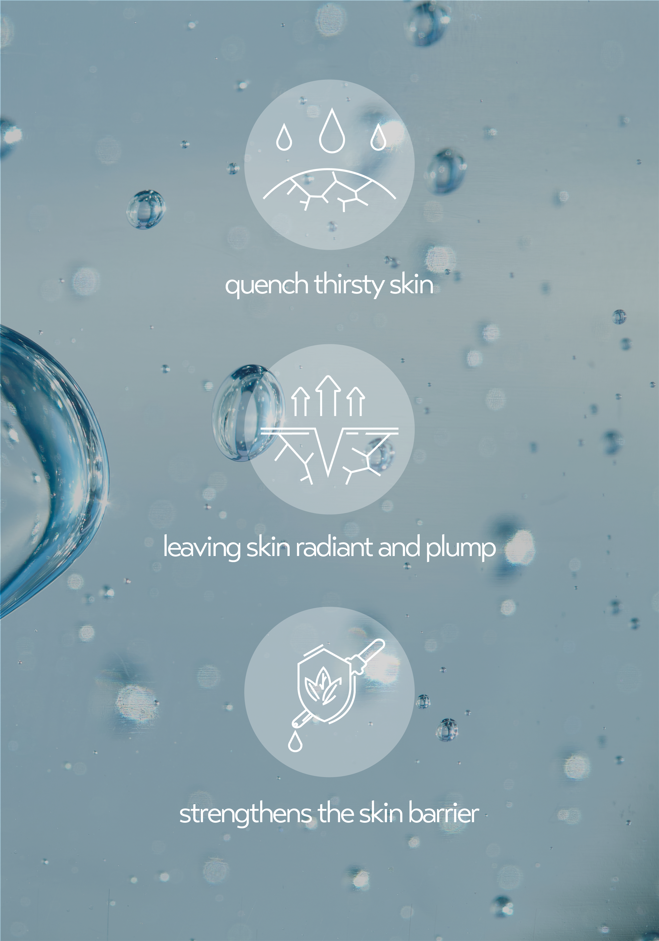 AQUA BOMB SOOTHING RELIEF MULTI PEPTIDES & HYALURONIC CAPSULE MOISTURE SERUM